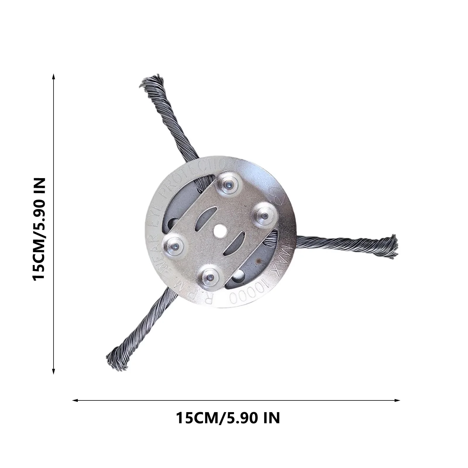 Innovative String Trimmer with Attachment Capable, Universal Steel Wire Head, Lightweight Grass - Silver Model D7436C