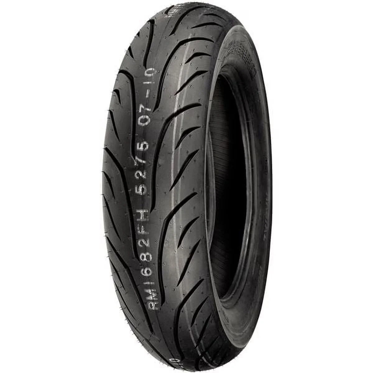 Motorcycle Tire Innovative with All-Weather, 180/70R-16 - Black - Low Maintenance Model A695FF