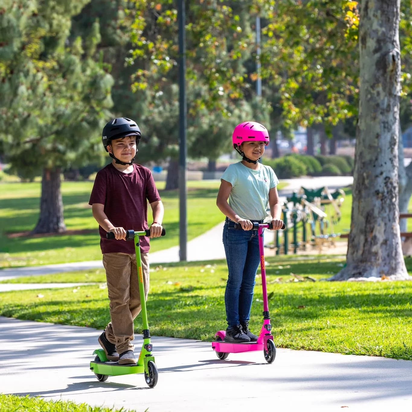 Professional Scooter with Compact, Green, Black Label E90 Electric - Steel Green Model 01E2D6