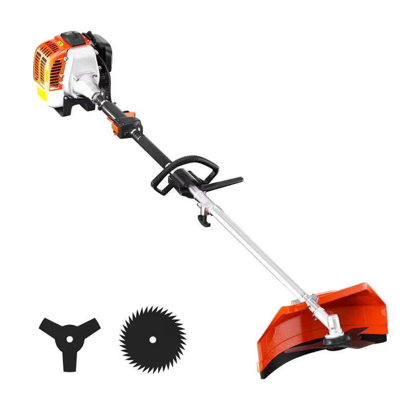 Professional Pole Saw with Antivibration, and gasoline weed cutter - Orange Model D8BC77