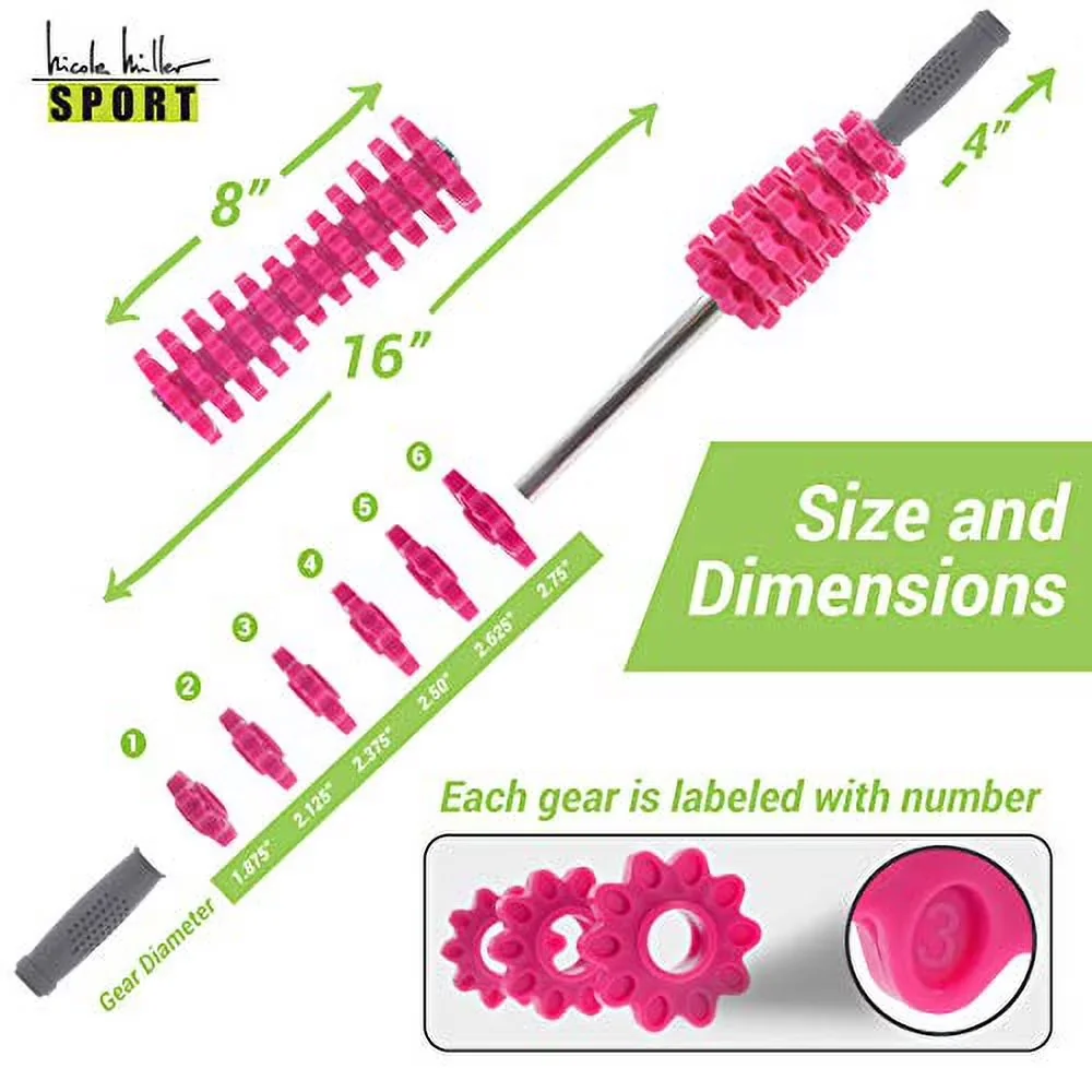 Stylish Home Gym Accessory with Muscle Roller - Pink - Satisfaction Guaranteed Model 74F00E