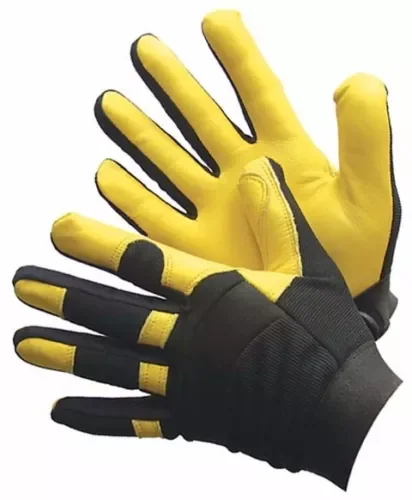 Protective Equipment Sleek with Mechanic Gloves, Goat Skin, 1 Pair for Home and Office - Model 7AAE96