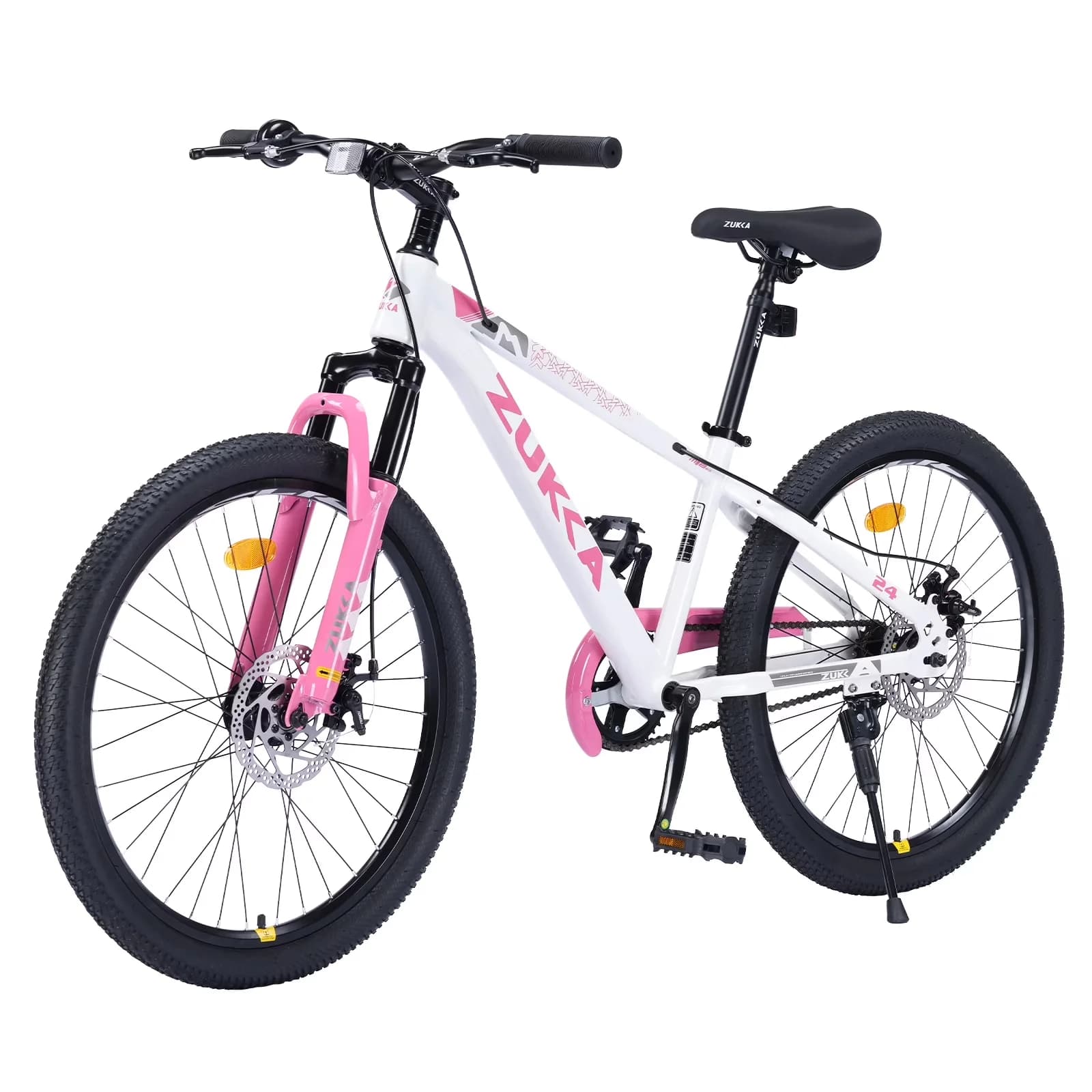 Versatile Mountain Bike with Adjustable Seat, Adjustable Seat Height - White Model C43F28