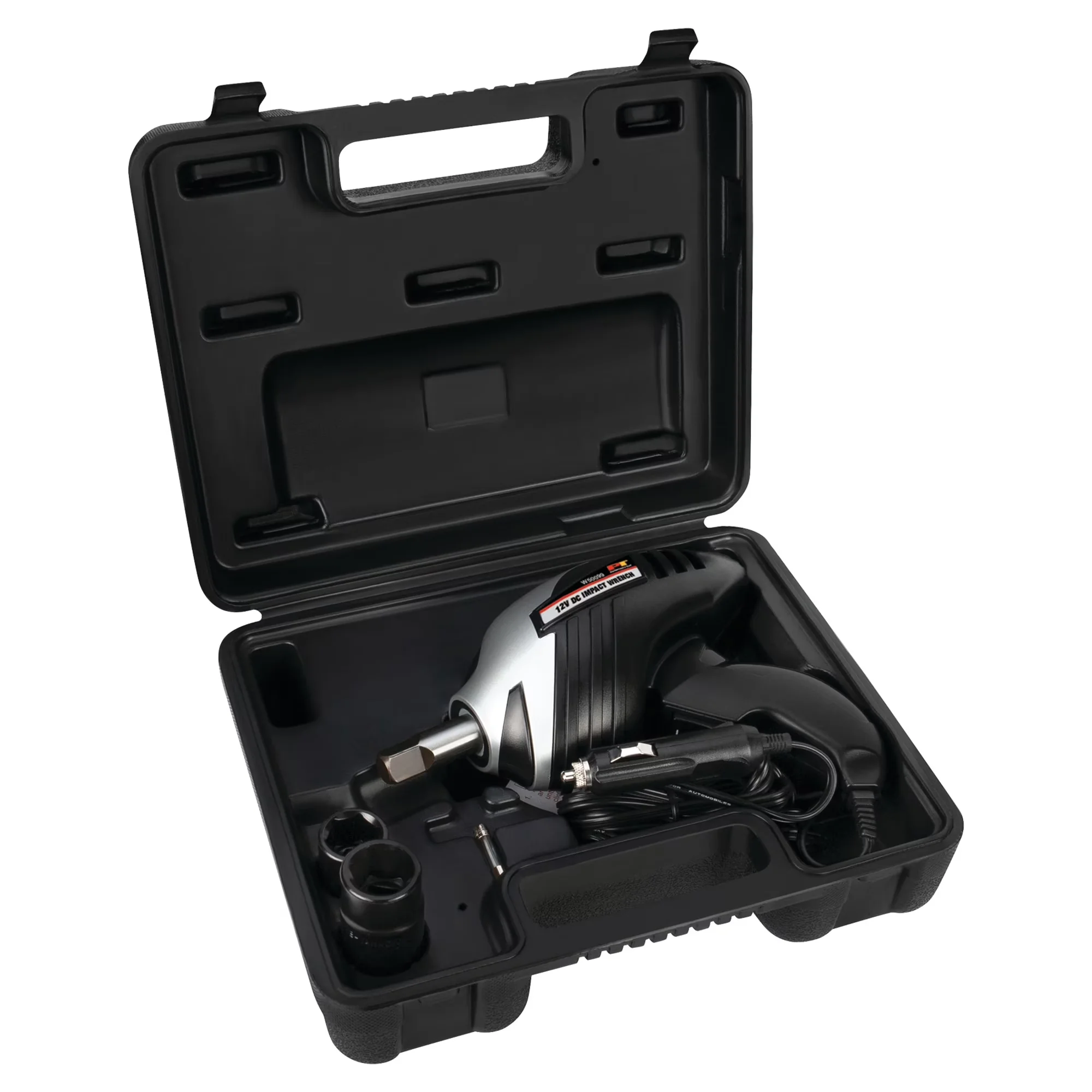 Efficient Air Tools Compressor with 12v DC 1/2 in. Drive Impact Wrench for Auto - Model 2F8854