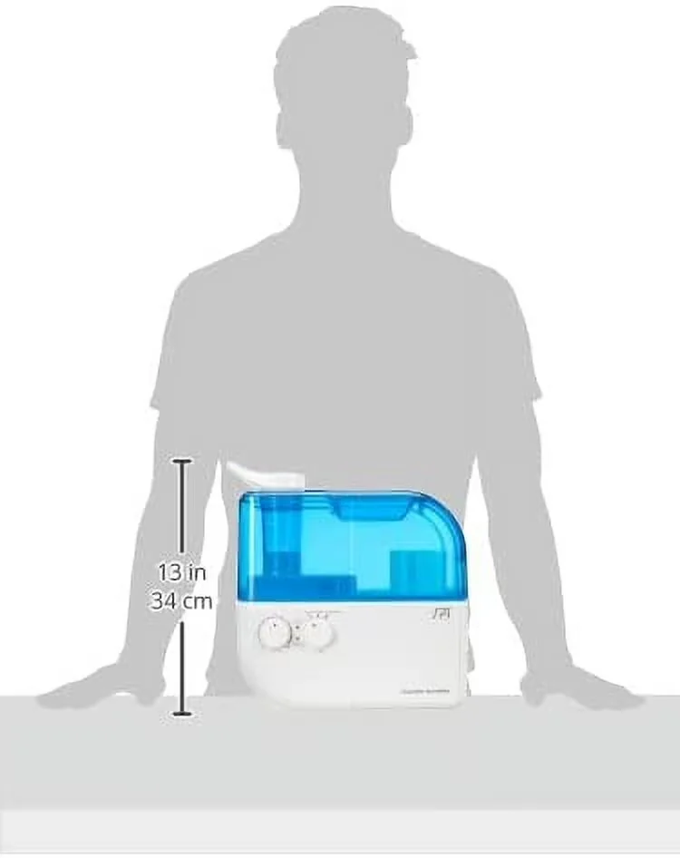Innovative Humidifier with SU-4010A Warm & Cool Dual Mist, Color: Blue, Capacity: 4 Liters - Multicolor Model 15A9A1