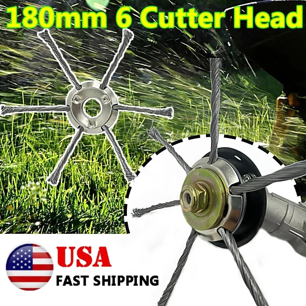 Durable Replacement Parts Accessory with Kit, Weed Eater Head, Universal Steel Wire Trimmer Head - Stainless Steel Model 4C626B
