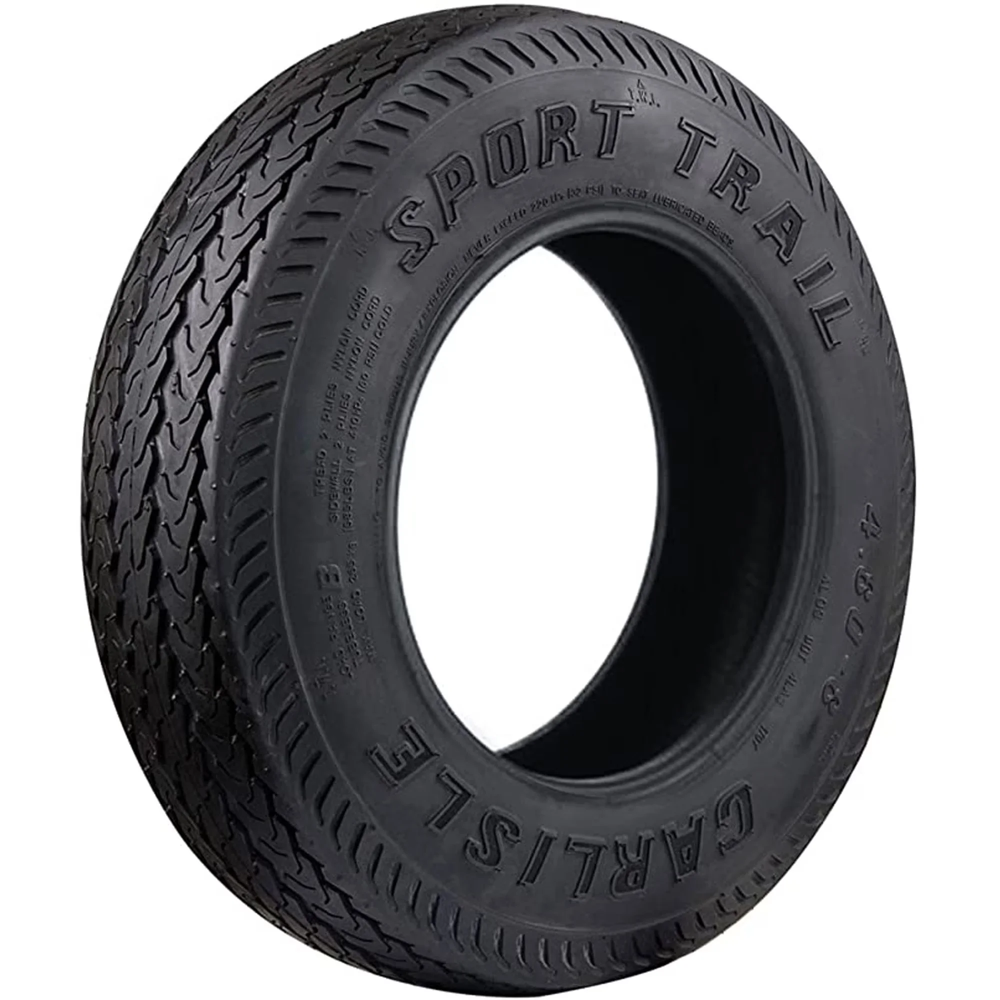 Professional Trailer Tire with Fits Multiple Makes And Models - 5X8 - Traditional Style Model 8F3847