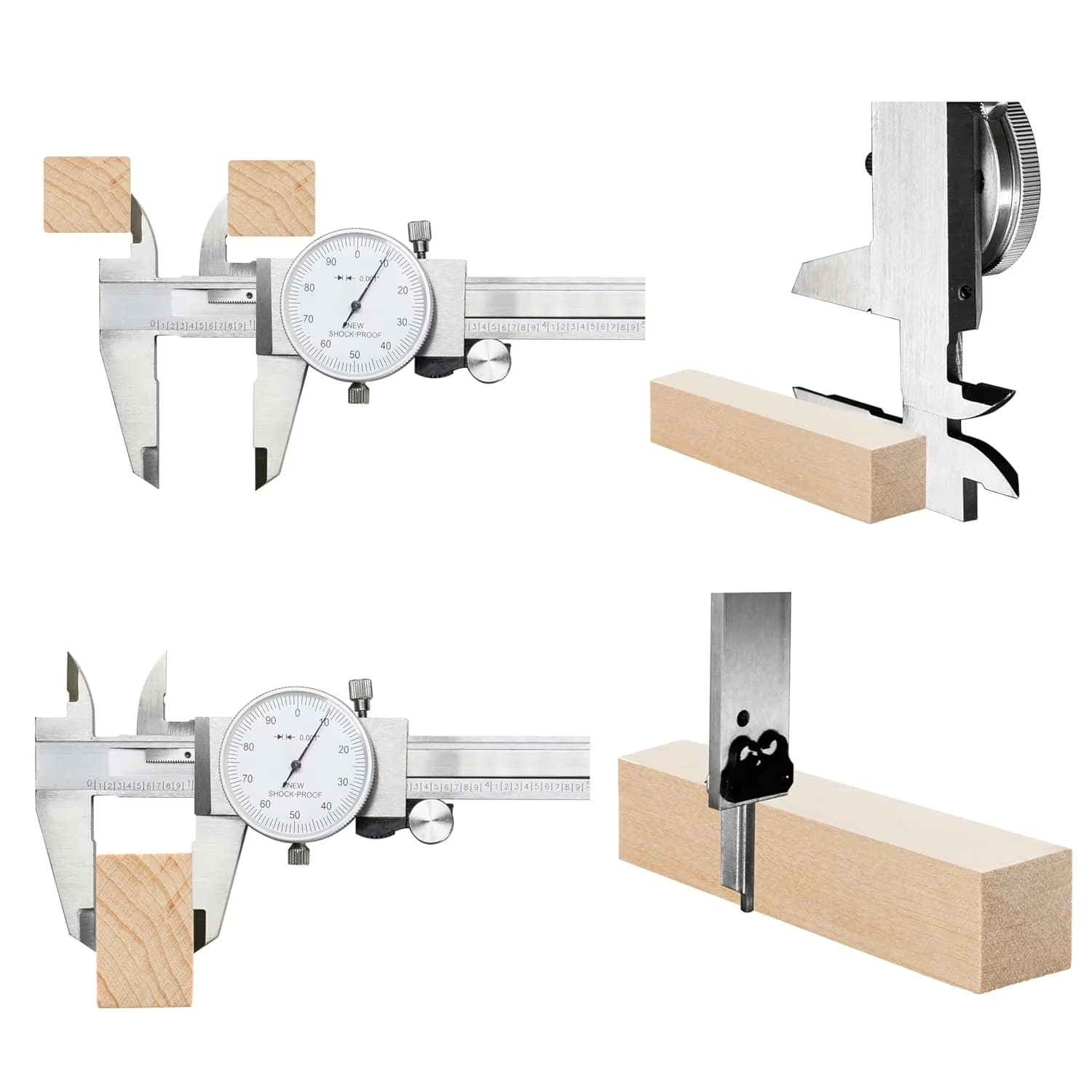 Classic Measuring Layout with Ergonomic Design, Easy To Use - Silver Carbon Steel Model 920F9D