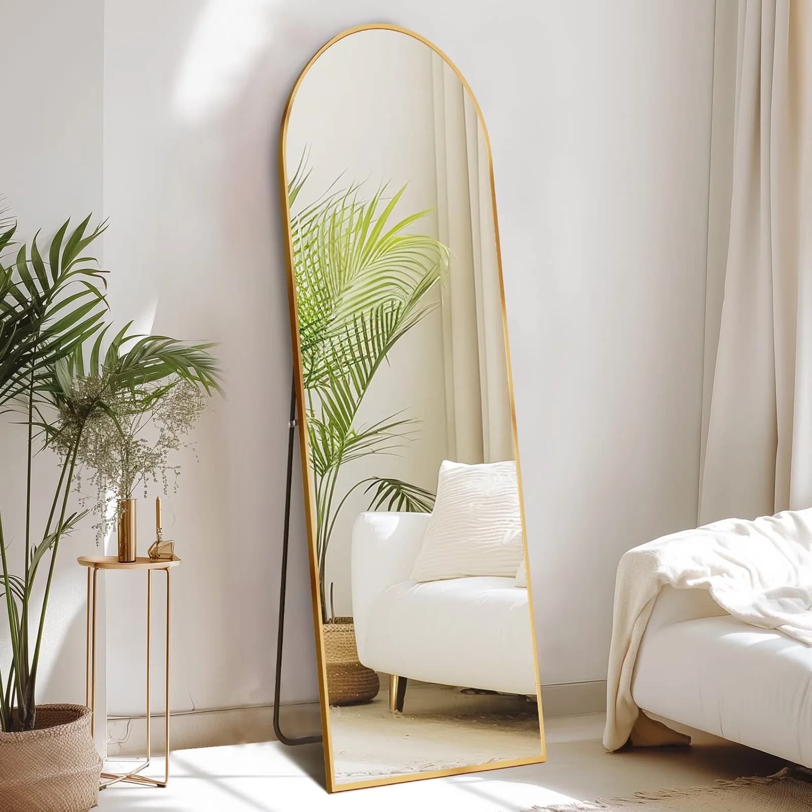 Sleek Bathroom Renovation with Contemporary, Adjustable - Gold 59" x 16" Model DD52A6
