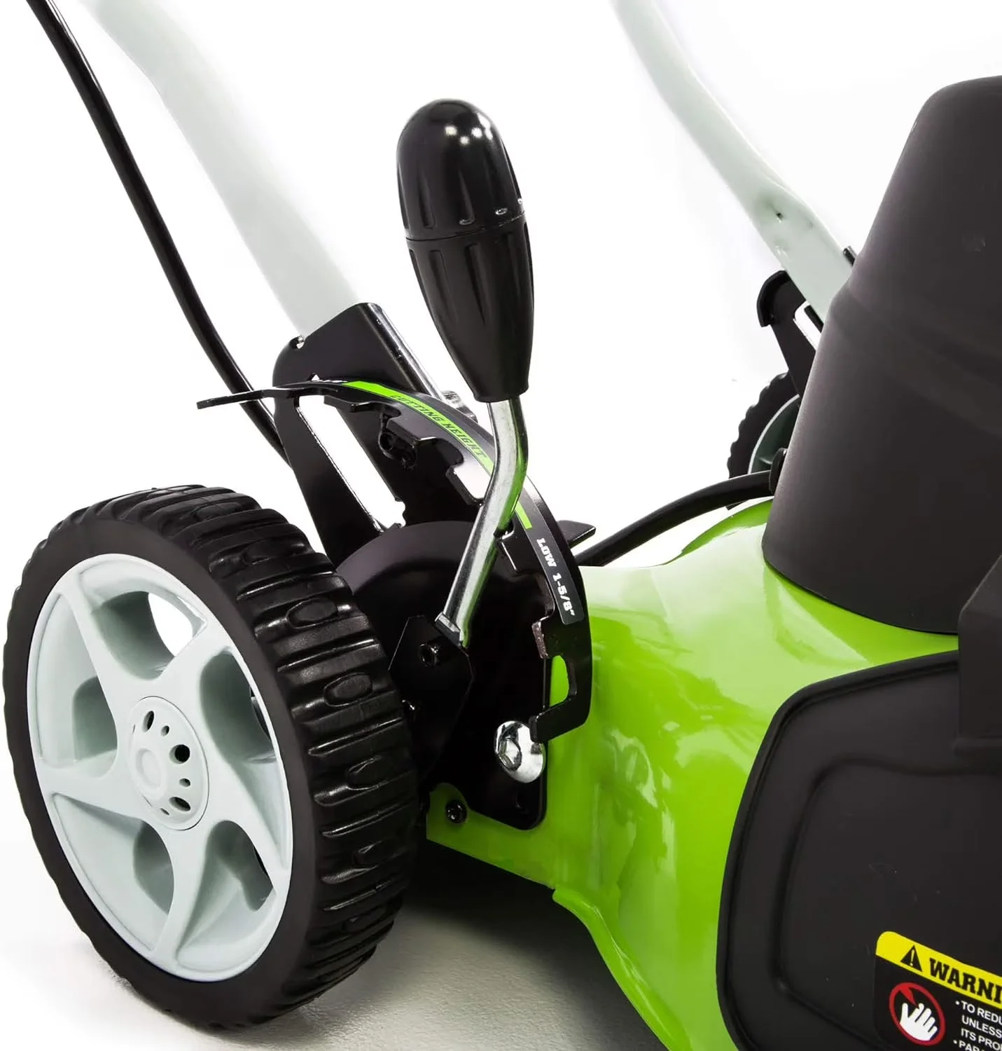 Push Mower Modern with Adjustable Cutting Height, Single Lever Height Adjustment, Durable steel cutting deck - Green Model C83169