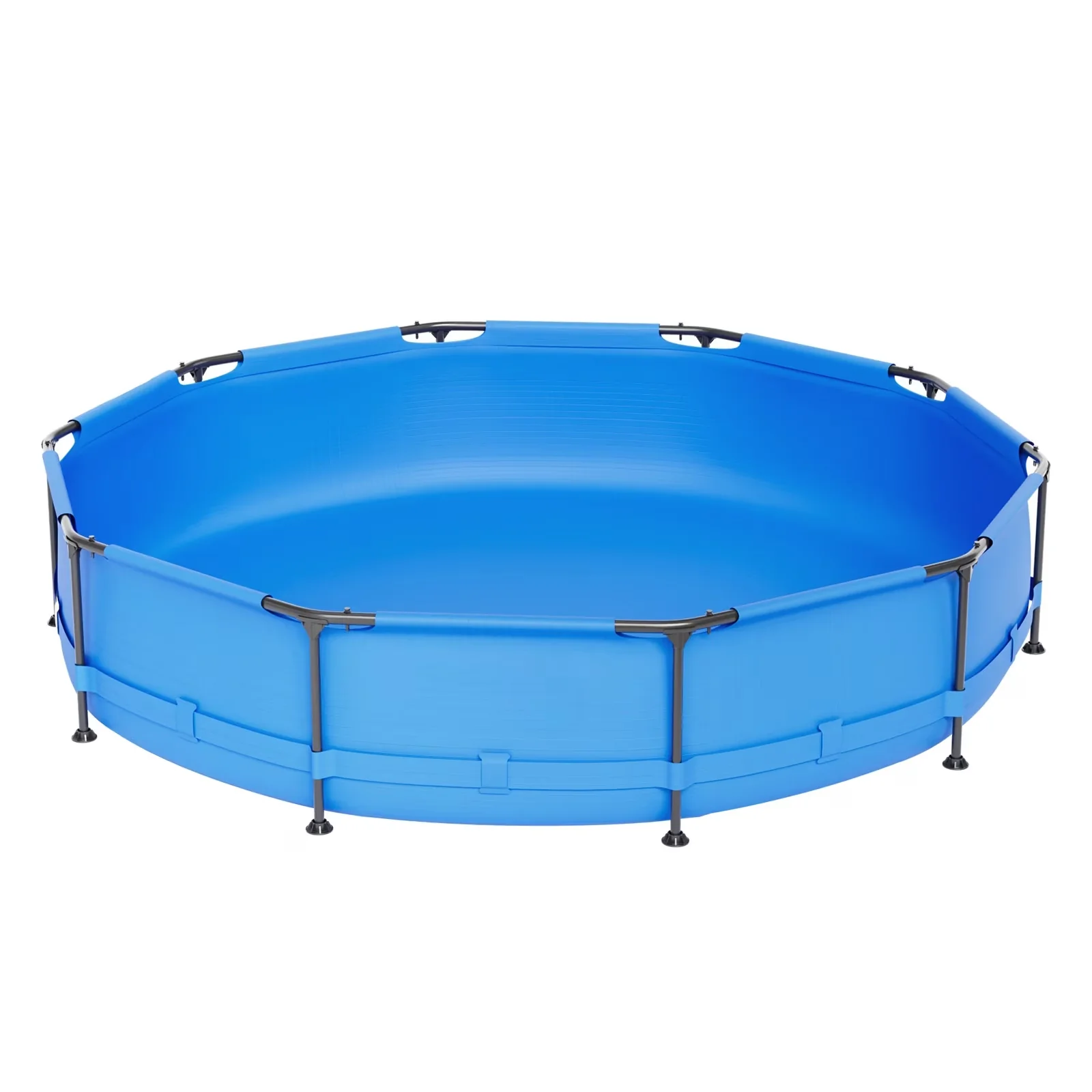 Above Ground Pool Versatile with Sturdy Blue Iron Frame - 12FT - Low Maintenance Model 1FDE9E
