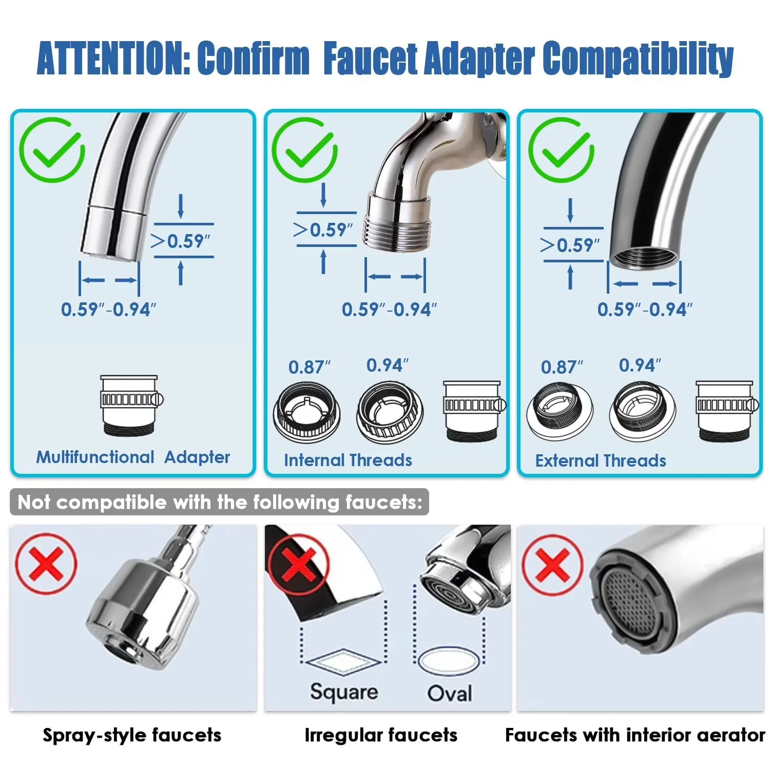 Water Filtration Stylish with Twist And Lock Design, T1 Filter - Plastic White Model 7D116D