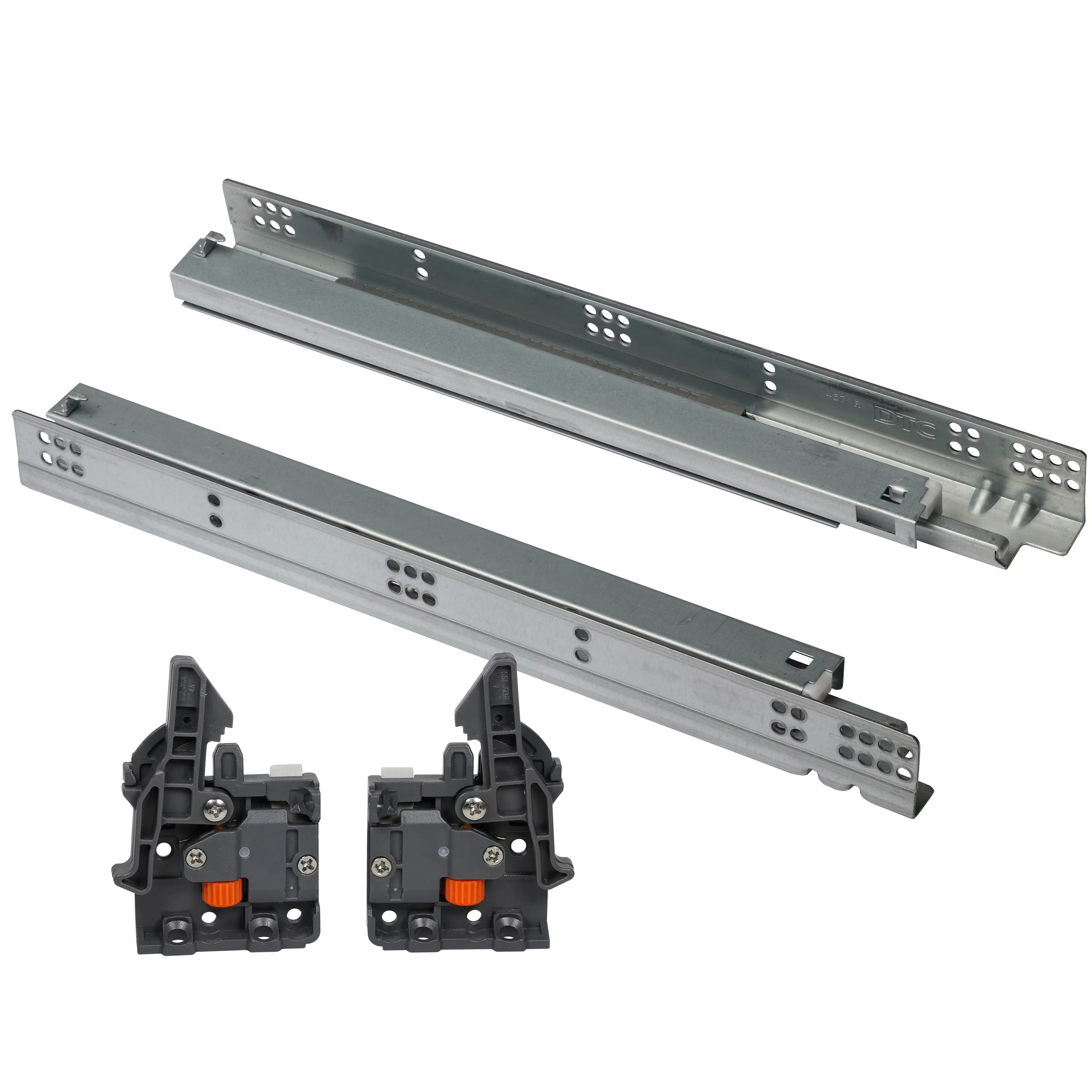 Kitchen Renovation Efficient with Durable, Load capacity: 77 lbs (35 kgs), Finish: Zinc Plated - Metal Gray Model 2E4E19