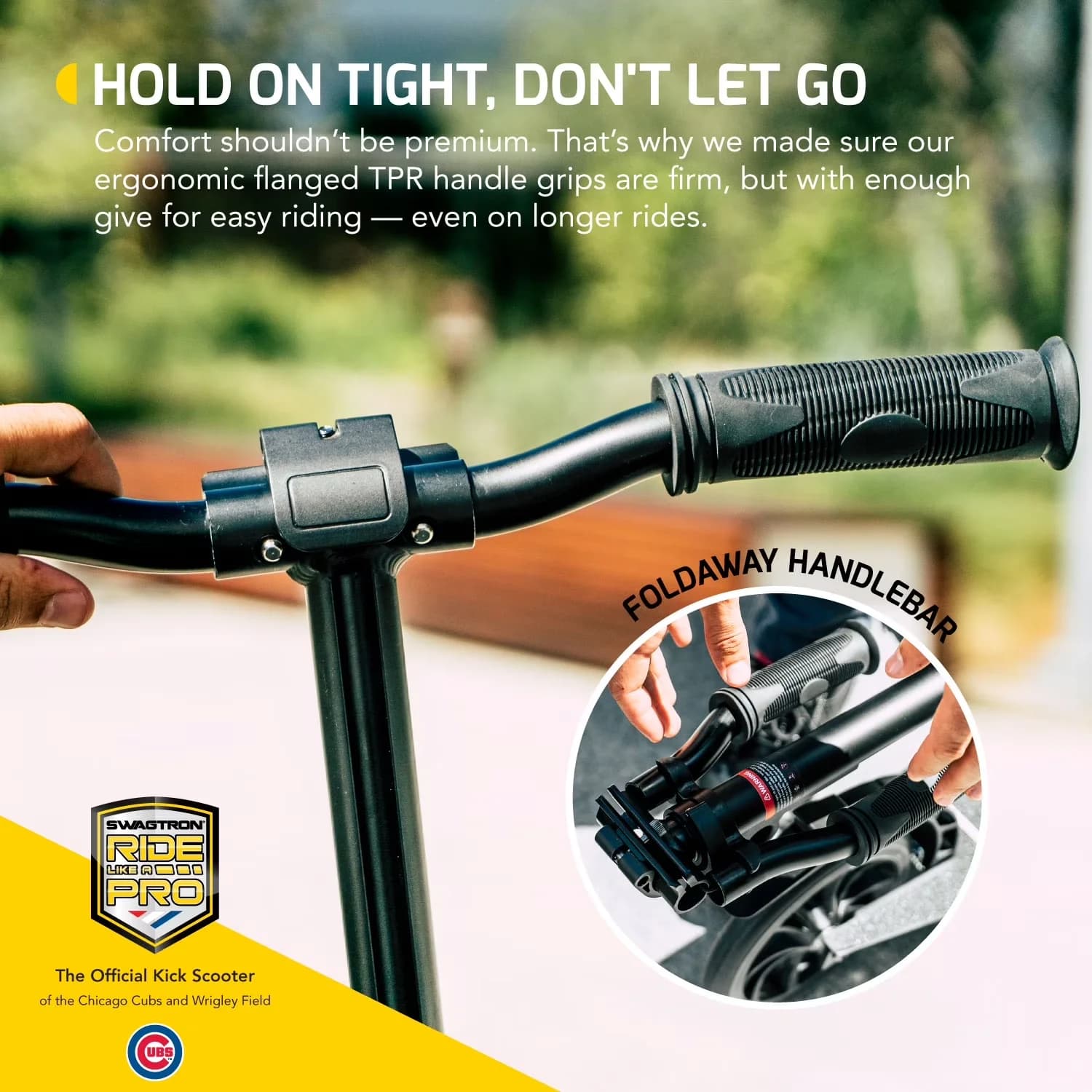 Durable Scooter with Foldable, Lightweight - Black Aluminum Open - Universal Fit Model DD2309