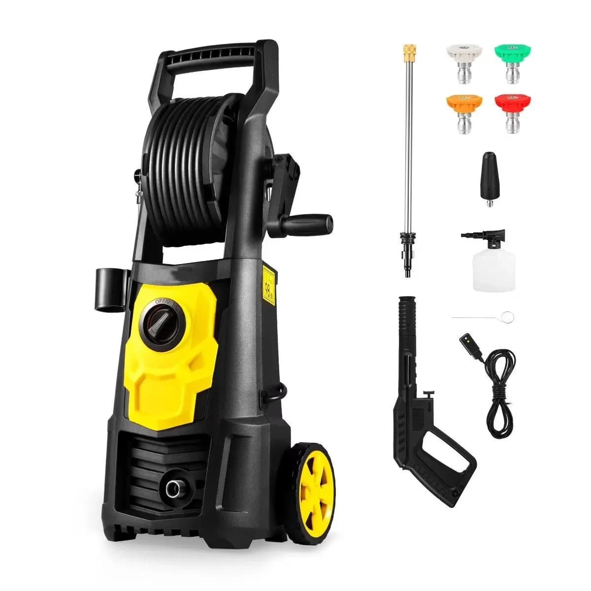 Pressure Washer Stylish with Quick Connect Tips, Driveways, Electric - 30 ft Model CC1BEA