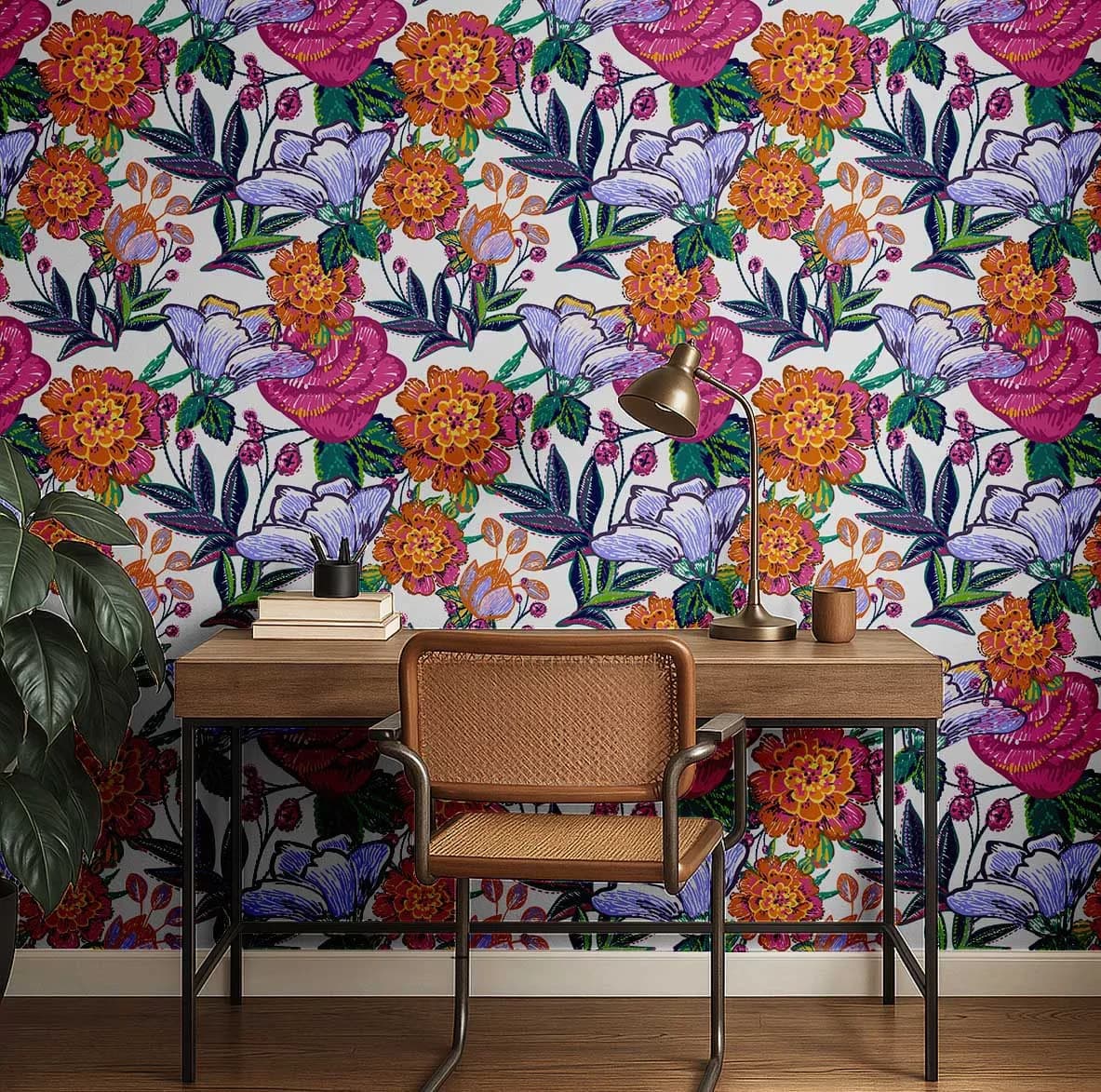 Sleek Wallpaper with Waterproof, Durable, Removable - Pink (Plain Vinyl) Vinyl Model A776AC