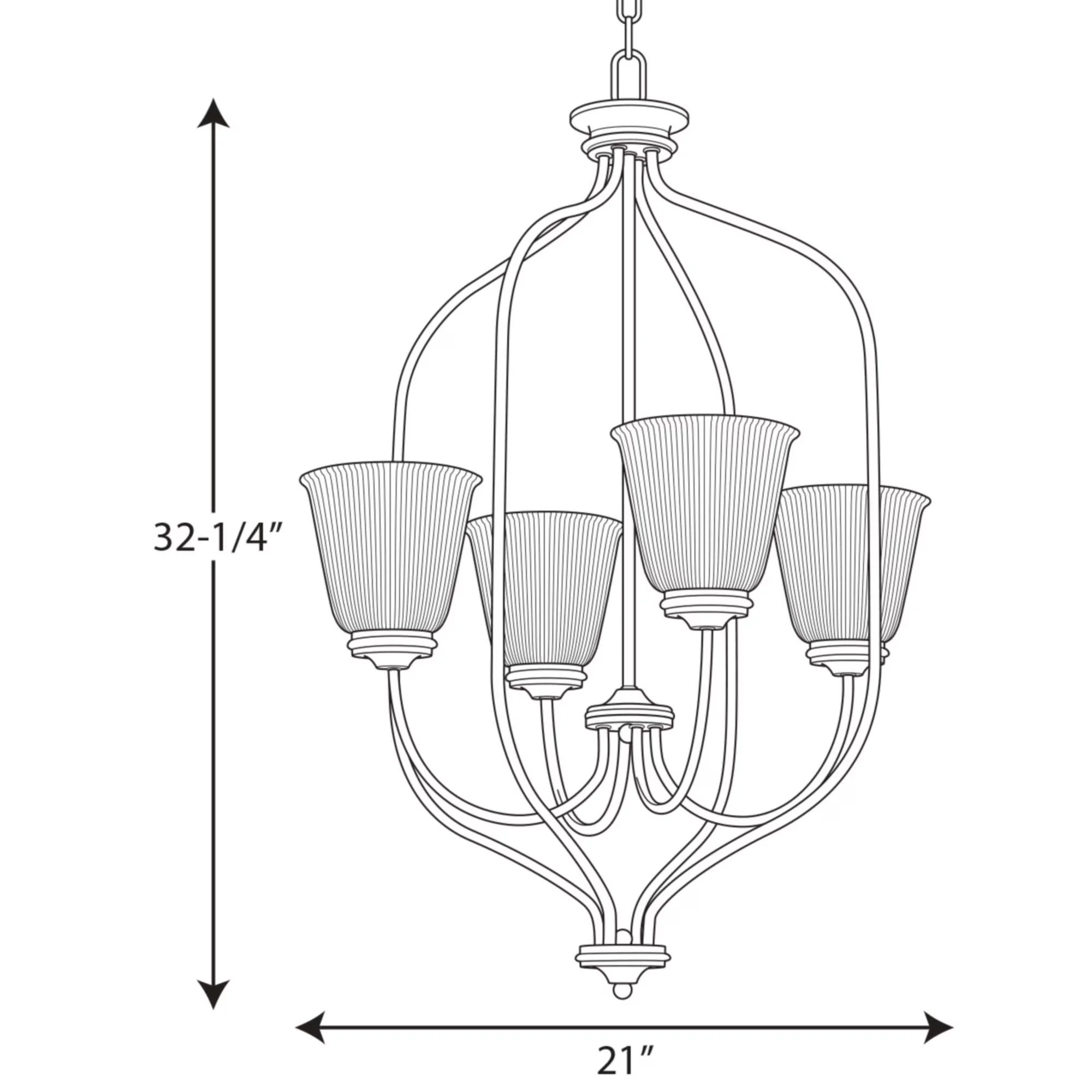 Ceiling Lights Fixture Compact with Incandescent, Transitional - Steel Bronze Model 4155D8