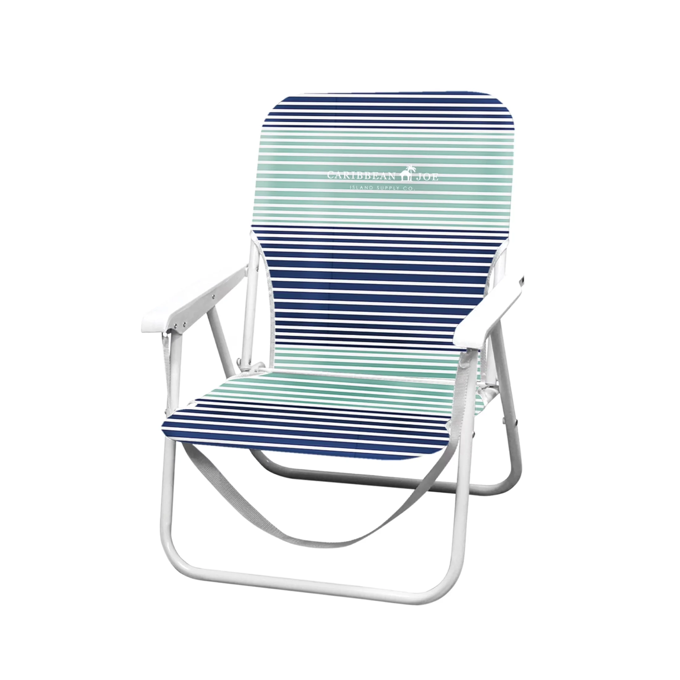 Professional Patio Chair with Water-Resistant, Folding - Blue Canvas Polyester,Steel Model F1F468