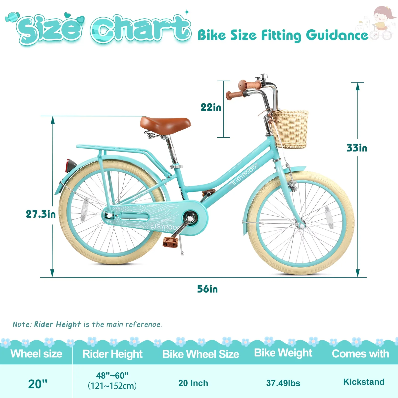 Quality Cruiser Bike with Adjustable Seat, Adjustable Seat Height: Yes. - Green Model 0D1BF1