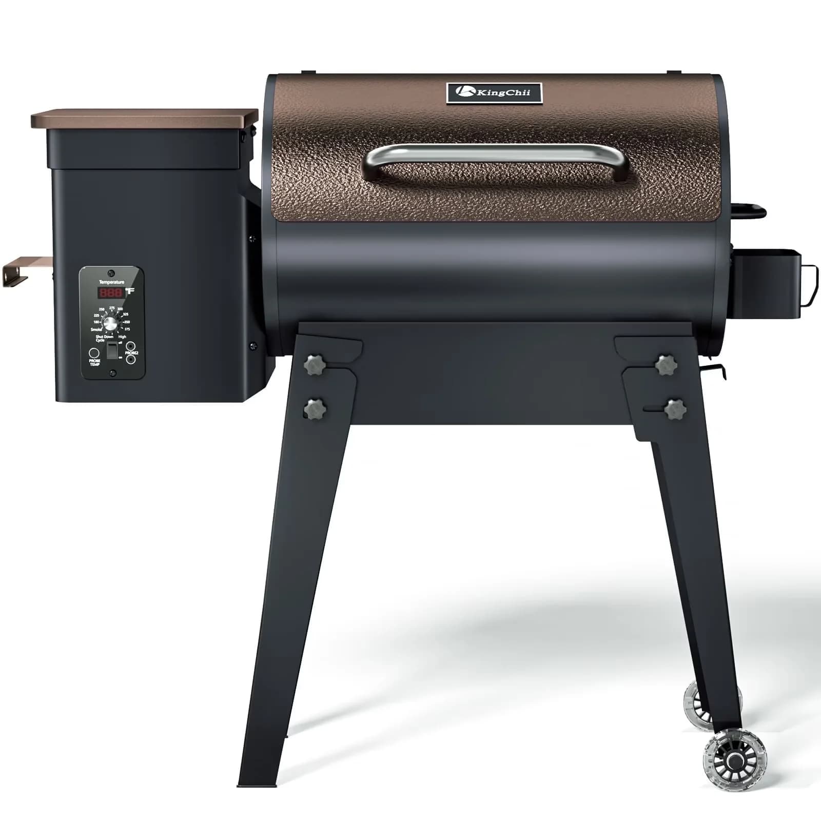 Reliable Smoker with Digital Temperature Control, 456 SQ.IN. Wood Pellet Grill & - Steel for Outdoor Model CF9CFA