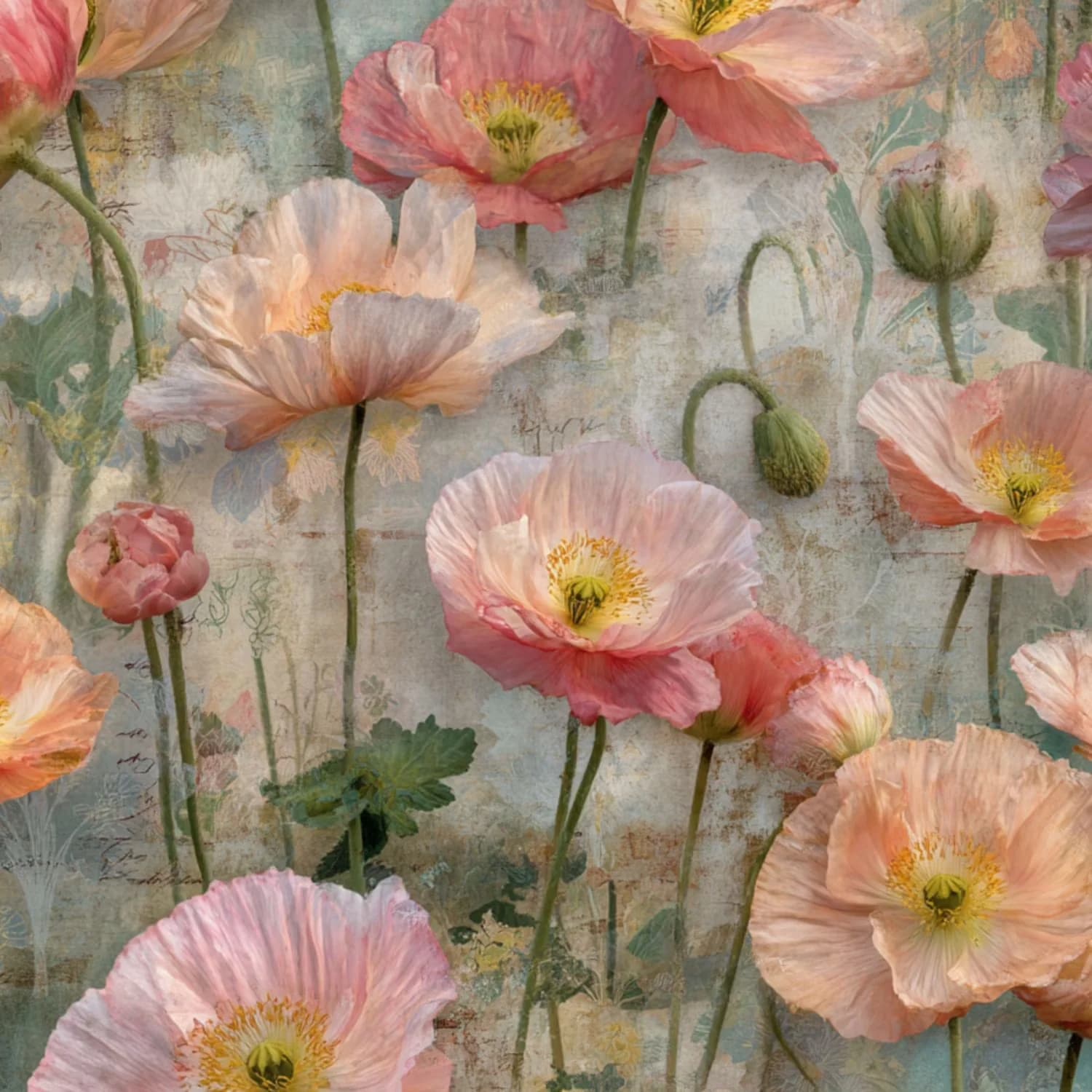 Efficient Wallpaper with Shabby Chic - Vinyl 17.7"W x 118"L for Bedroom Model 6558E6