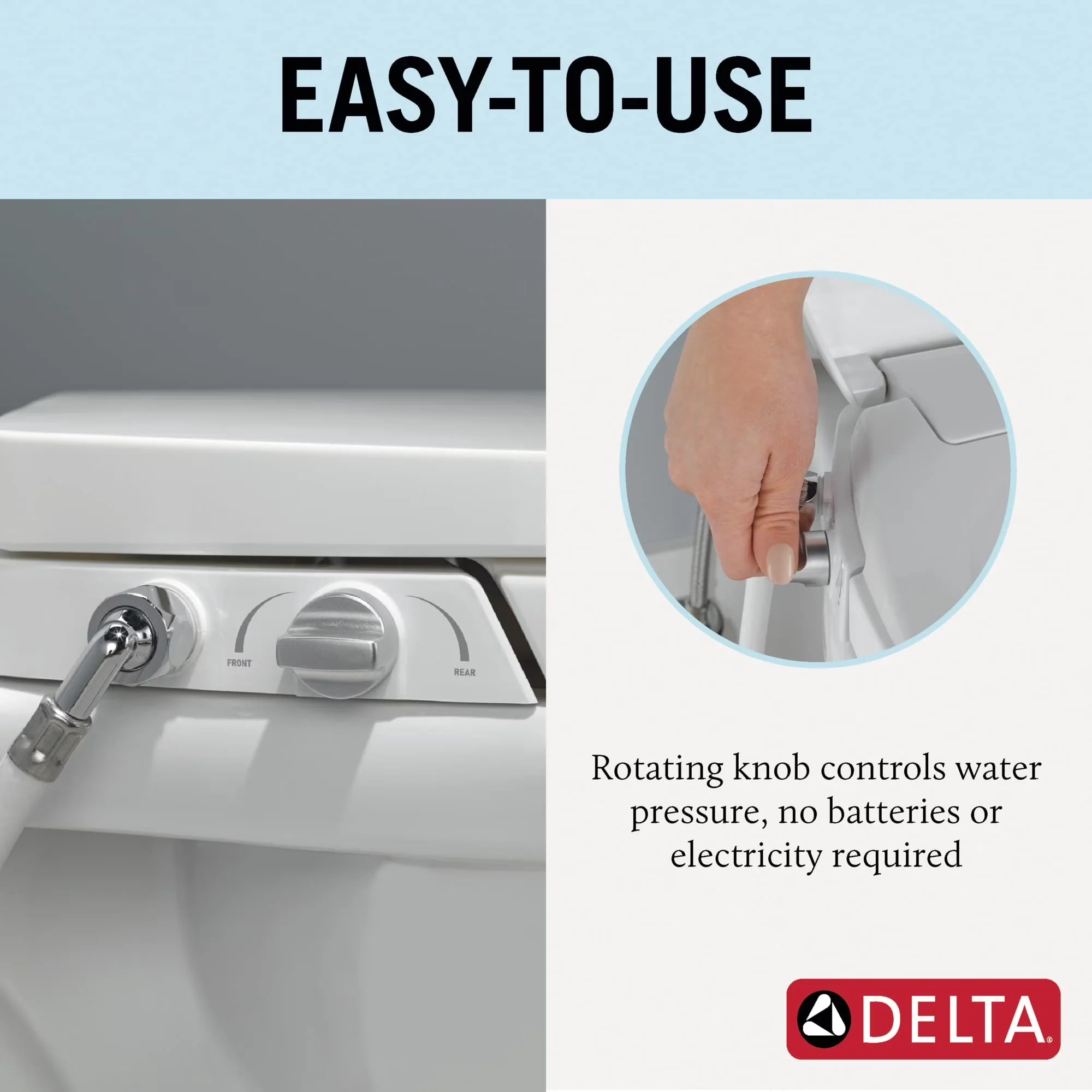 Stylish Toilet Seats And Lid with Easy Installation, White - Plastic White Model 1B215B