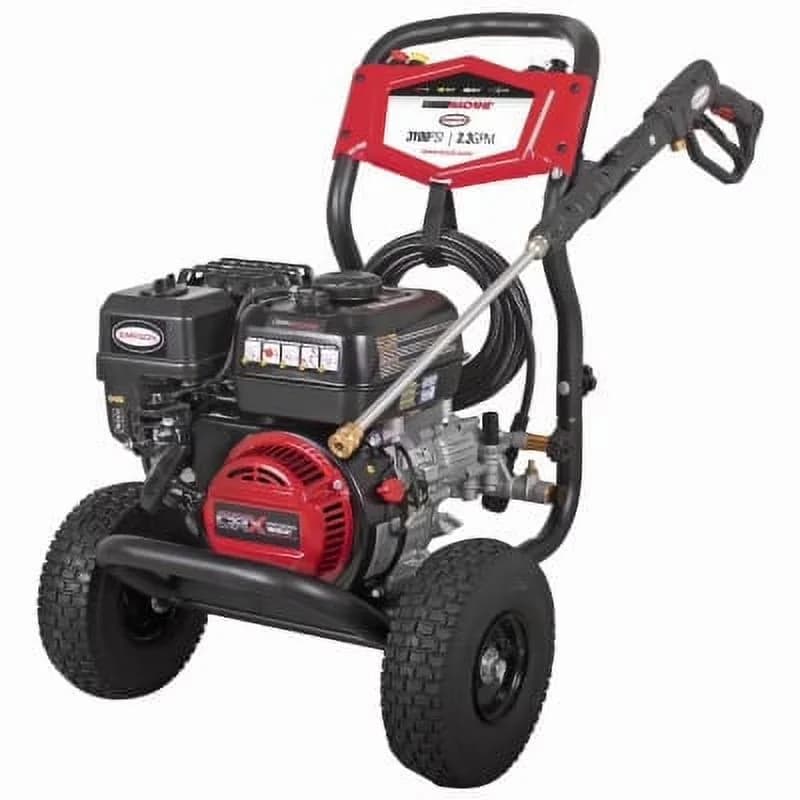 Modern Pressure Washer with Durable, at Gasoline Cold, Powder-coated steel frame - Model EAC5EC