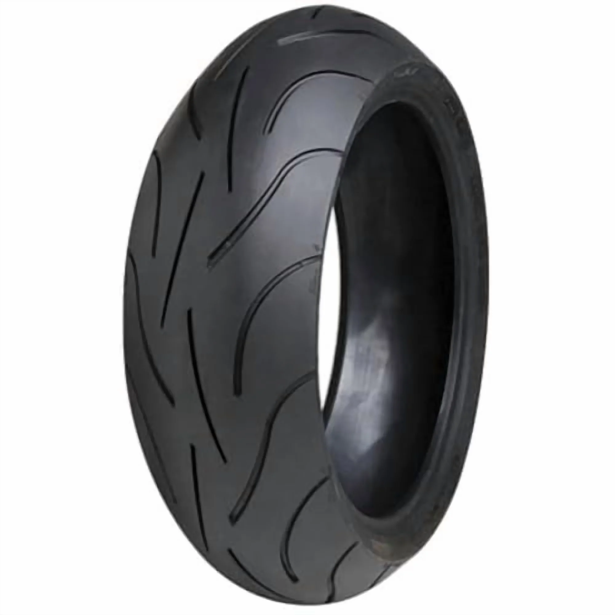 Motorcycle Tire Durable with High-Speed, Lean angles up to 51.2 degrees, Pilot Power 2CT Radial Rear Sportbike - Black Model E88F68