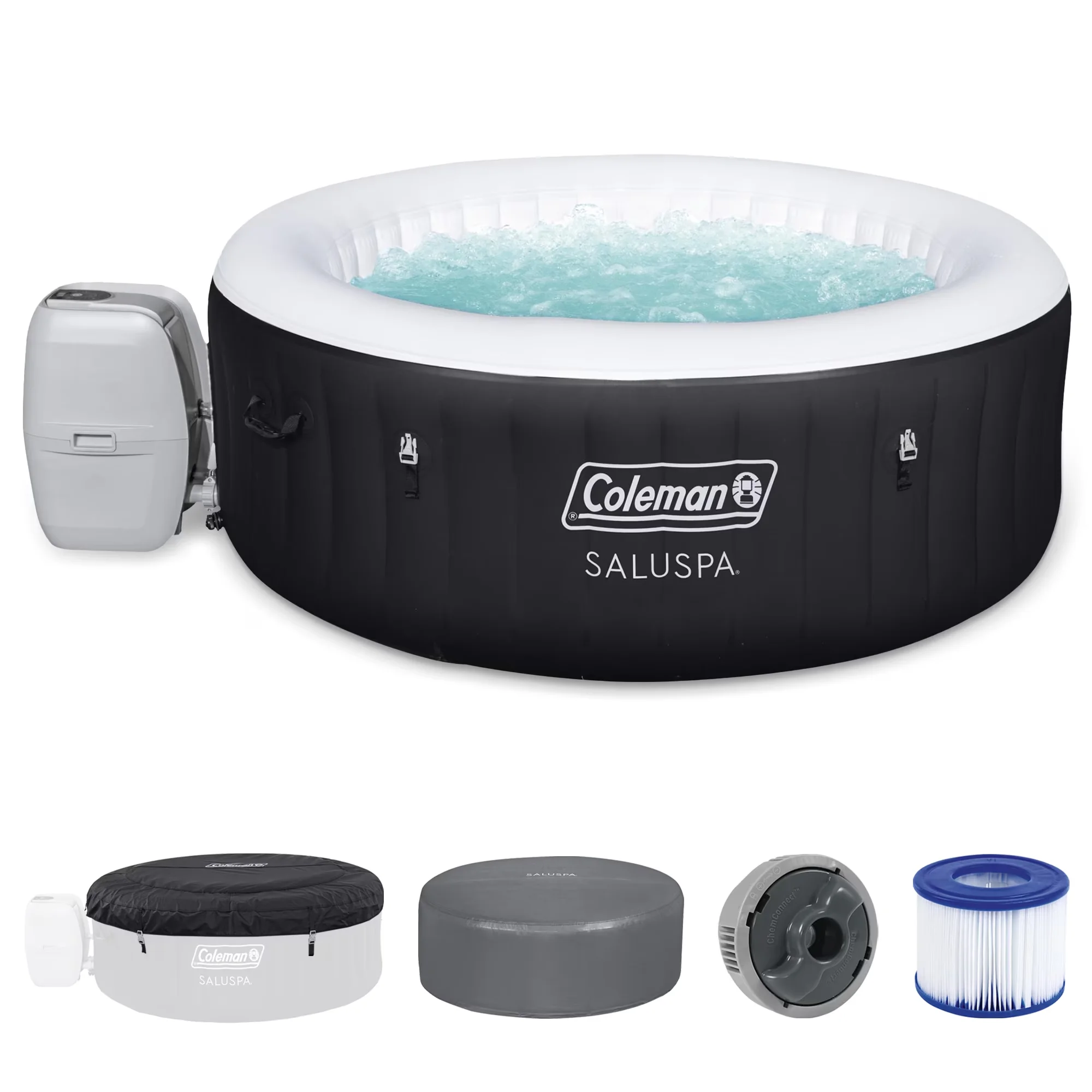 Reliable Hot Tub with Inflatable, Miami AirJet Inflatable, Cover w/ Pump # - Model FFB616
