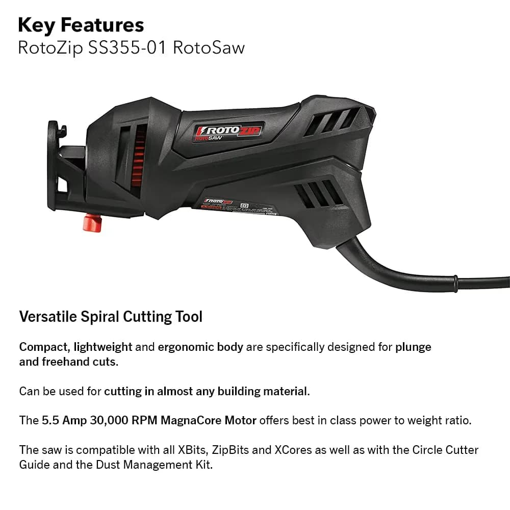 Versatile Power Saw with Lightweight, Compact & Lightweight, (3) Collects and (2) Bits - Model BBD875