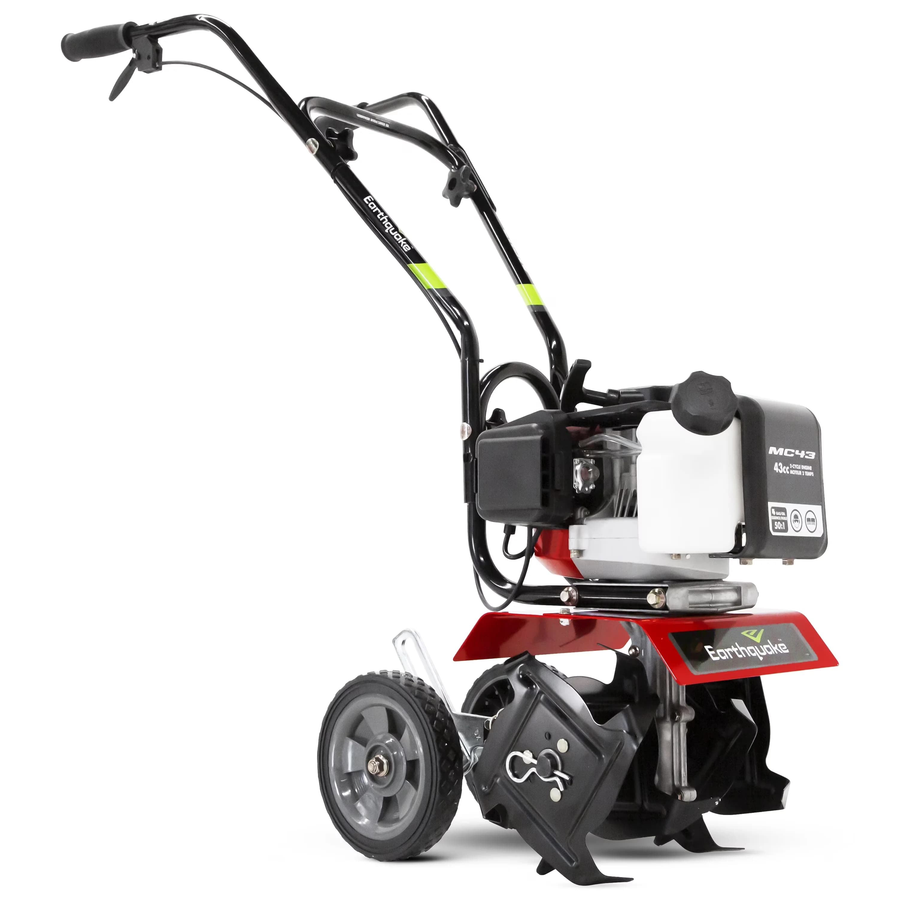 Sleek Trillers Cultivator with MC43 Mini Tiller, Stow-away transport wheels, 5 Year Warranty - Model 8872E4