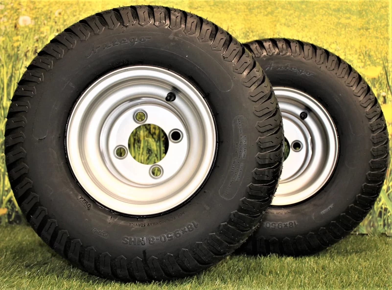 Premium Lawn Mower Tire with Replacement - 50-8 for Multiple Applications Model FB1EAD