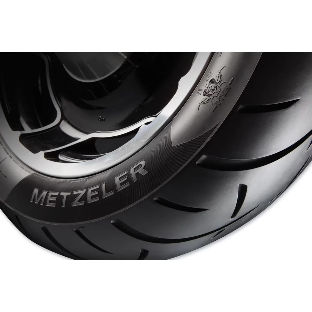 Compact Motorcycle Tire with Smooth - Blackwall 70B-16 - Durable Build Model E475E8