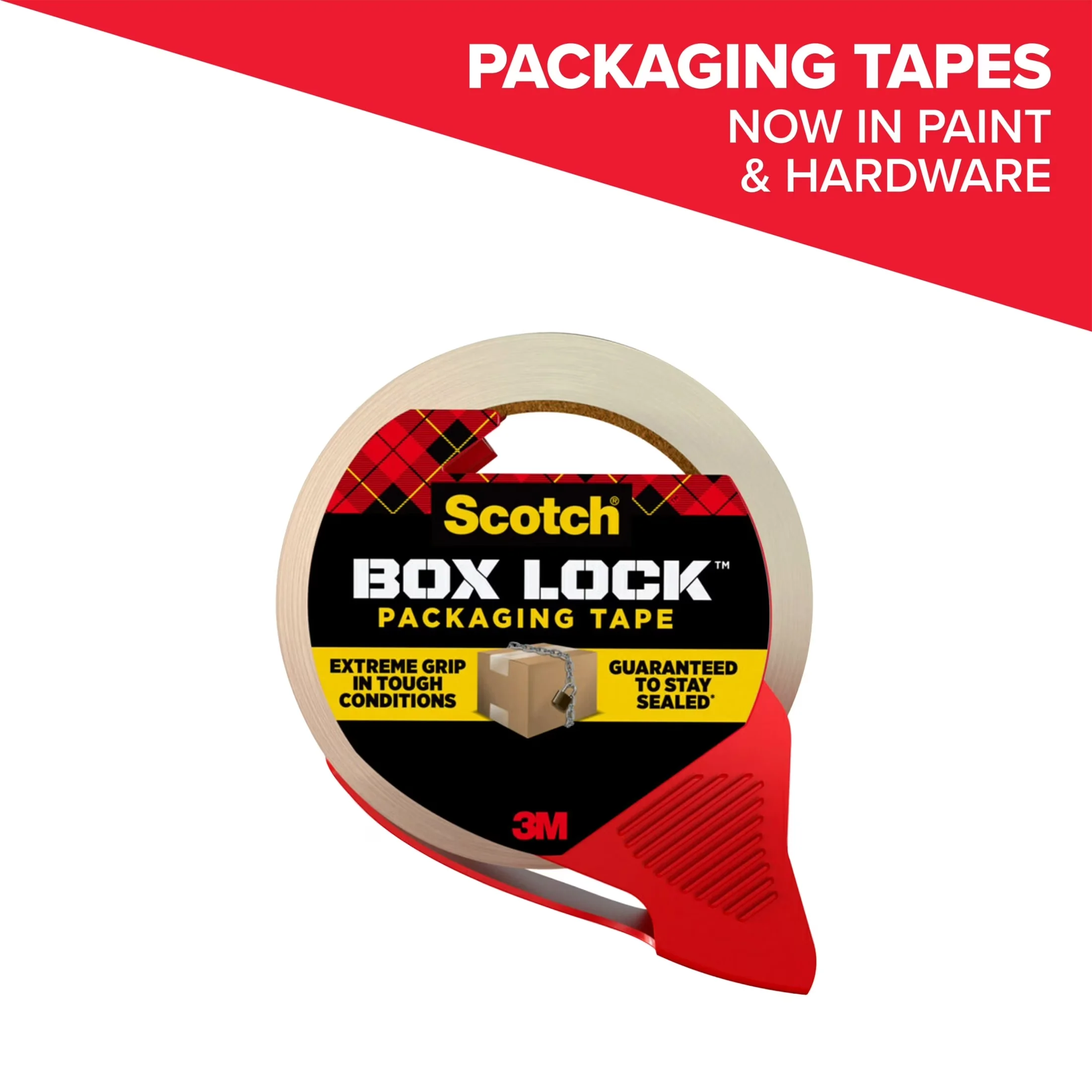 Compact Building Material with 1 Total, Box Lock Packaging Tape - Polypropylene Film And Synthetic Rubber, Resin Blue Model 90C018