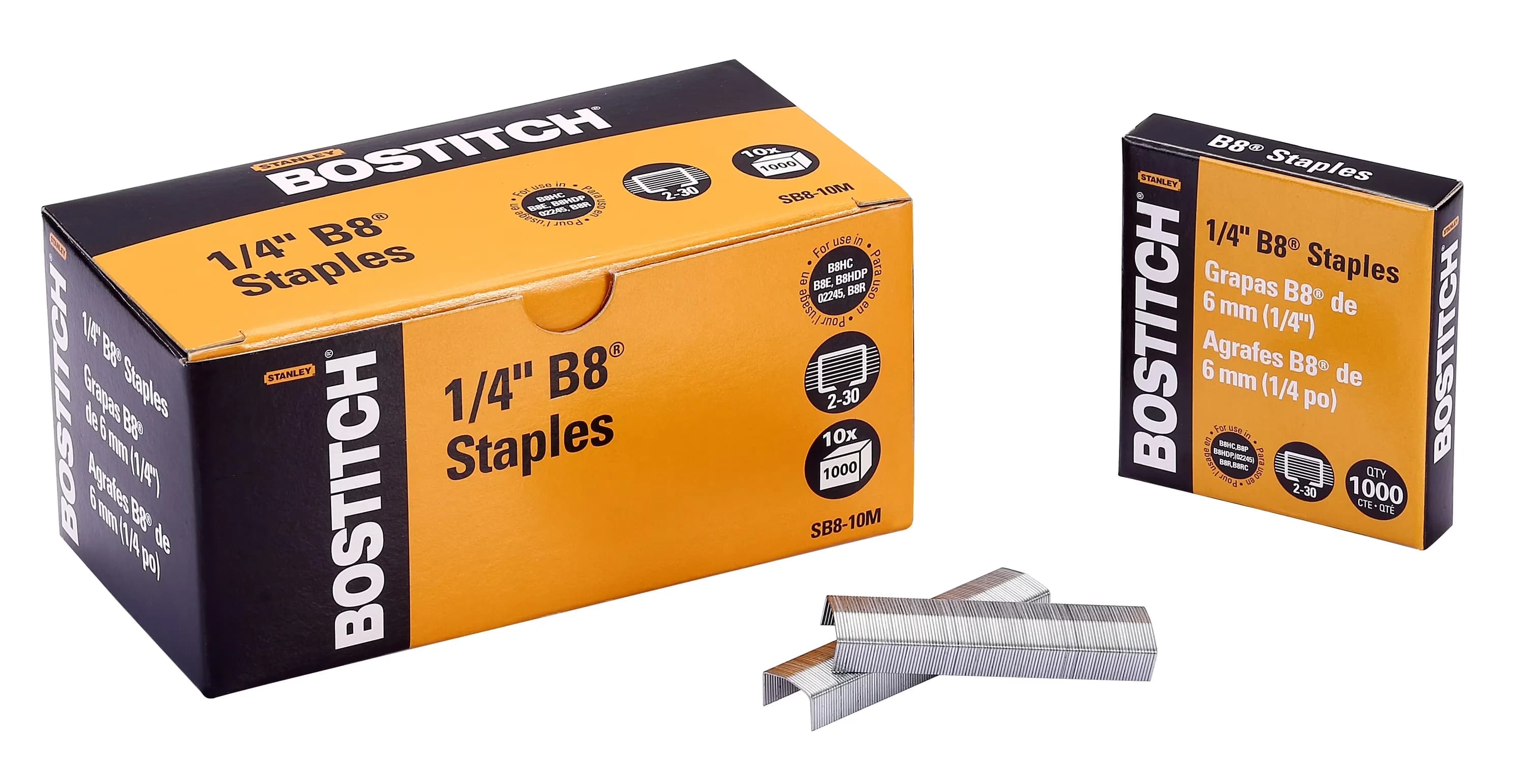 Reliable Pro Tool with Heavy-Duty, 0.25 Inches, Quantity 10,000 per box - Silver High Carbon Steel Model 005584