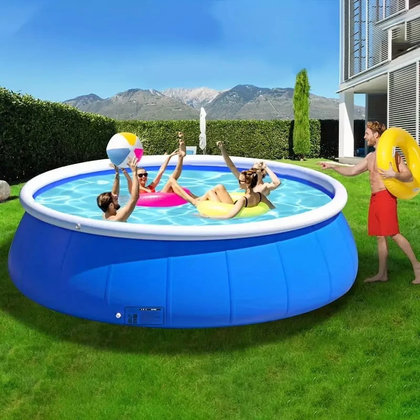 Durable Inflatable Pool - swimming - Commercial Quality Model 32C4C1