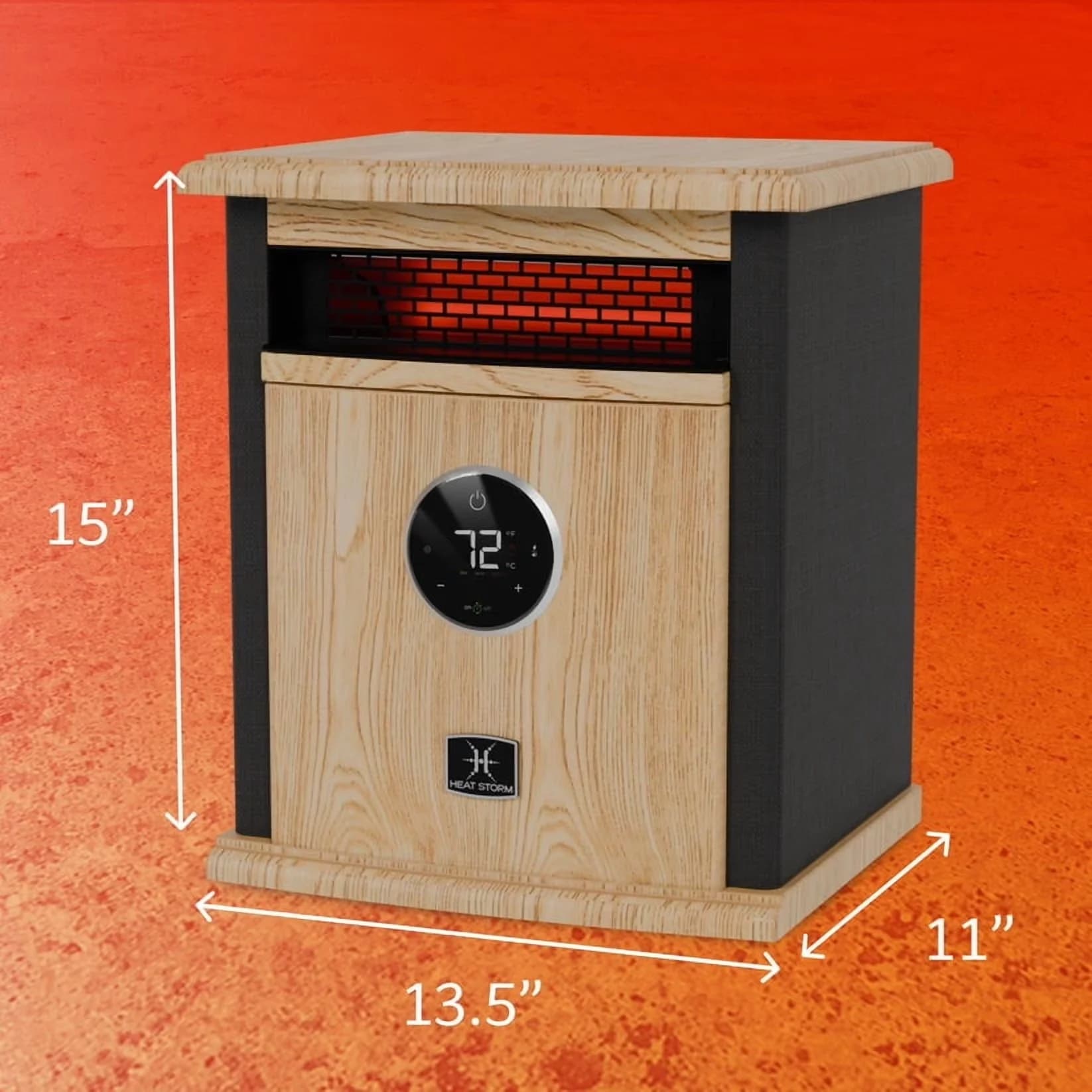 Quality Portable And Electric Space Heater with 1500W, Automatic Shutoff - Black Model 84060D