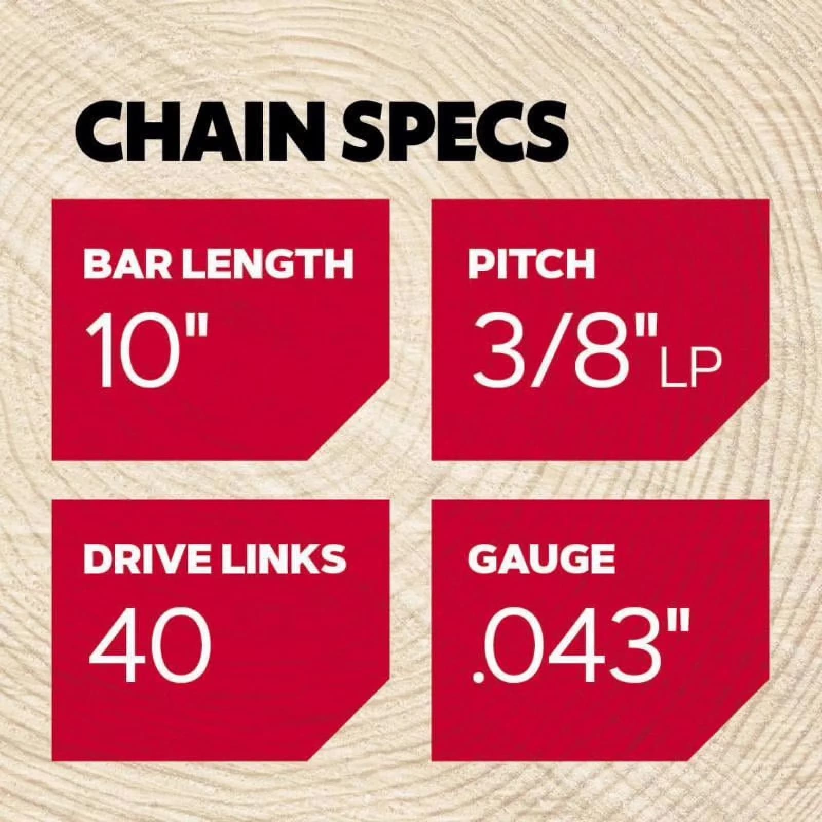 Modern Replacement Parts Accessory with For saw sizes up to 42 cc - AdvanceCut Model CF7F6F
