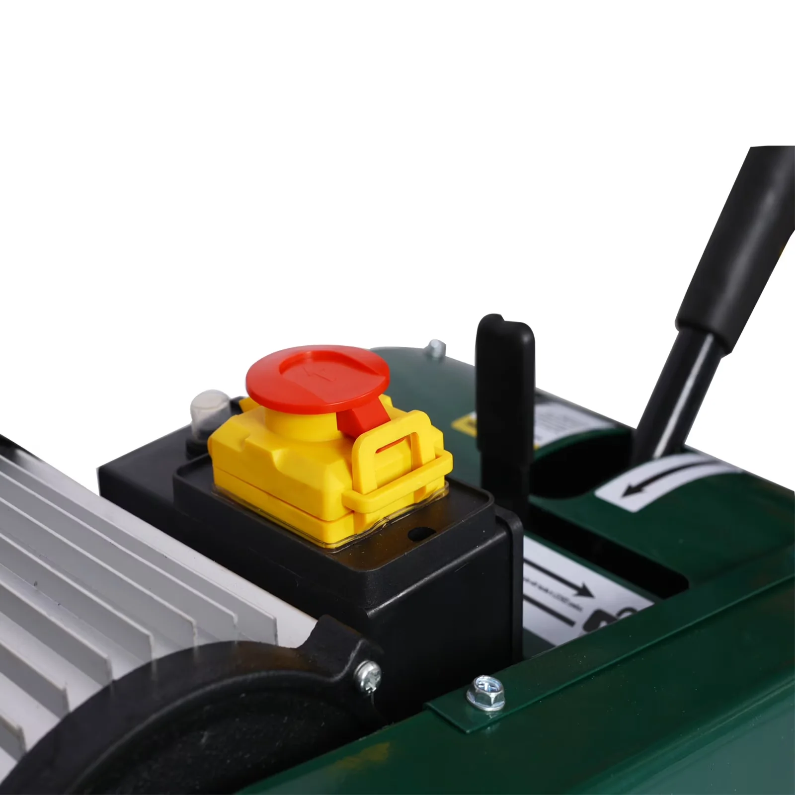 Logsplitter Classic with Wheeled, 7 Ton Horizontal 2HP Wood Splitter, Kinetic Motor and Transport Wheels - Black+Green Model EAB88E