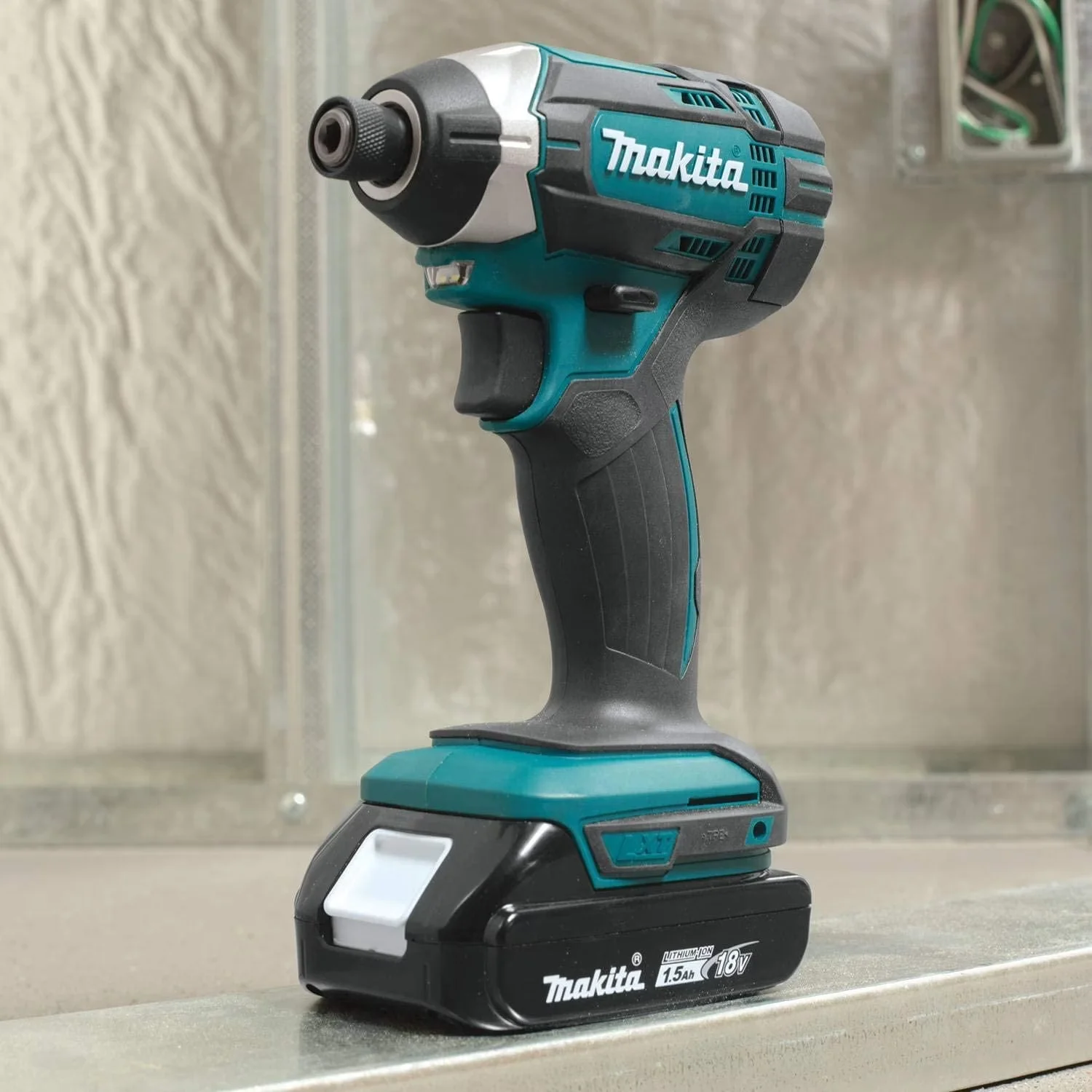 Quality Drills Driver with 18V, Compact Design, 1.5Ah - Blue - Residential Grade Model 1F1AE6