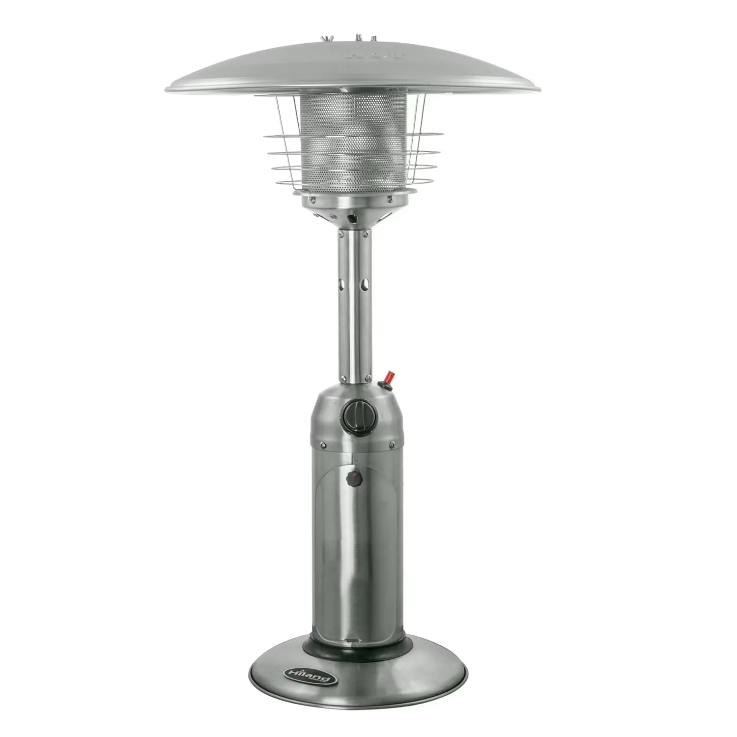 Durable Outdoor Heating with Portable, 3.5' radius of heat coverage - Silver HLDS032-B Model 40B528