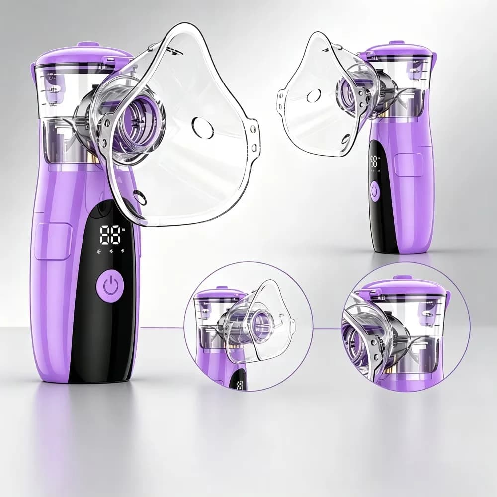 Quality Humidifier with Variable Speed - Purple Handheld for Everyday Use Model 9AA75E