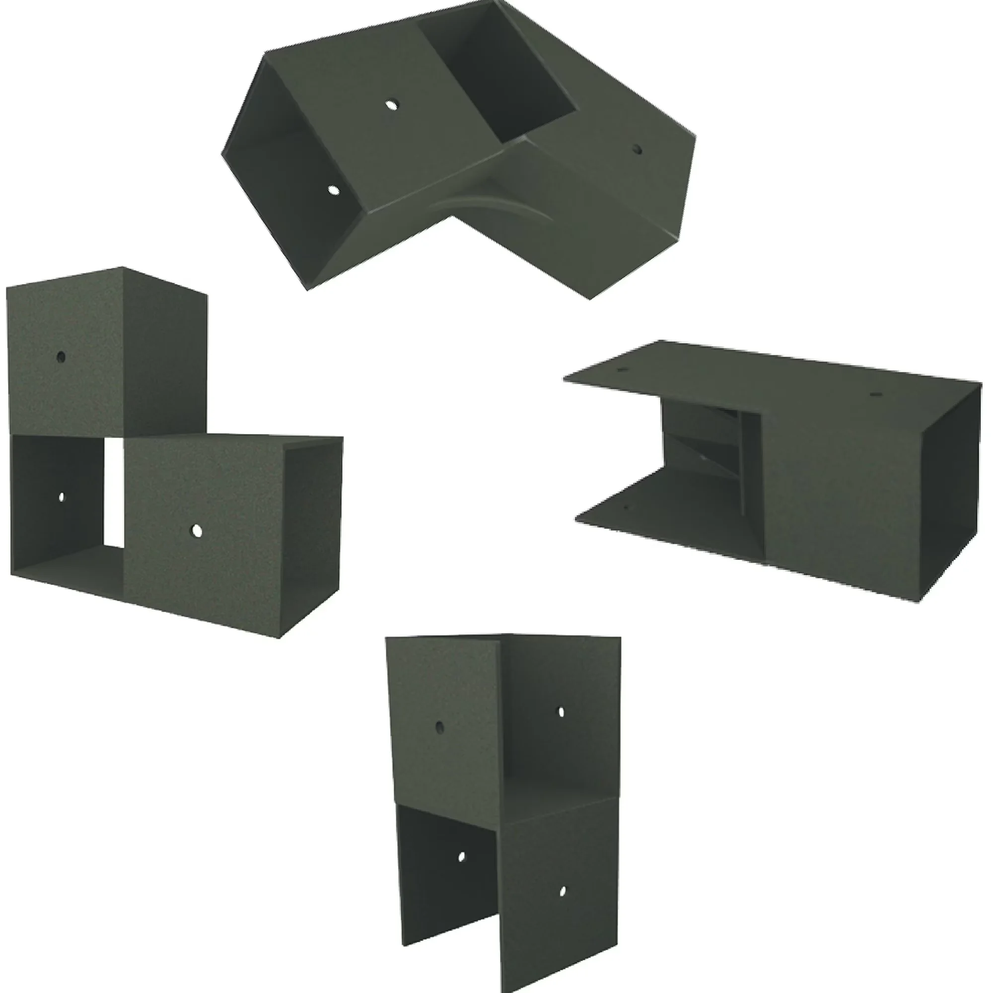 Shed Stylish with Rust Resistant, DIY KIT (lumber not included), 10X20 - Polypropylene Black Model 618921