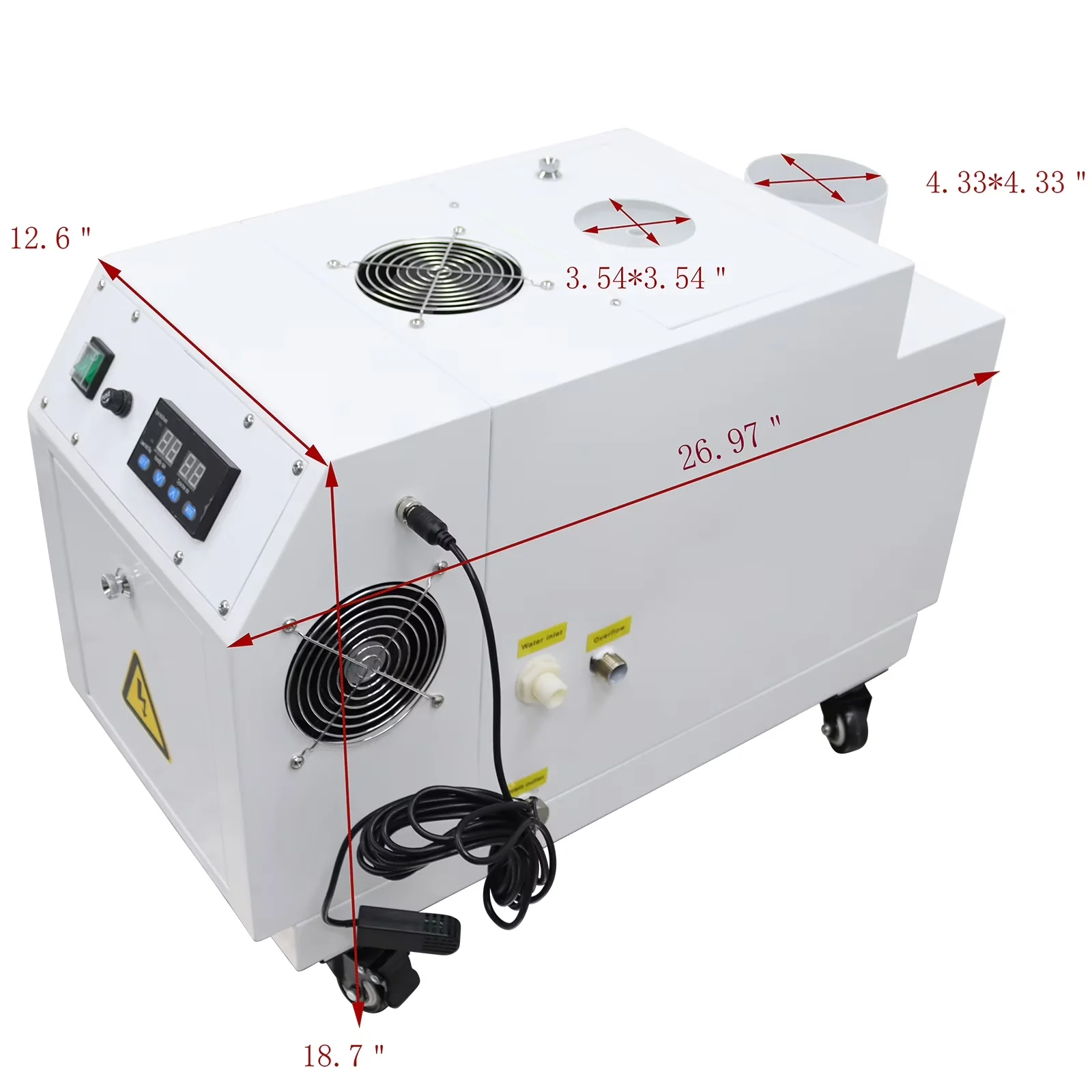 Innovative Humidifier with Ultrasonic Industrial Sprayer 2.0kg/h - Green Model 806B2B