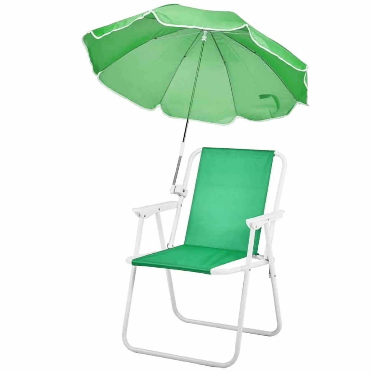 Classic Beach Chair with Folding, Umbrella for Camping - Long-Lasting Performance Model 3004F4