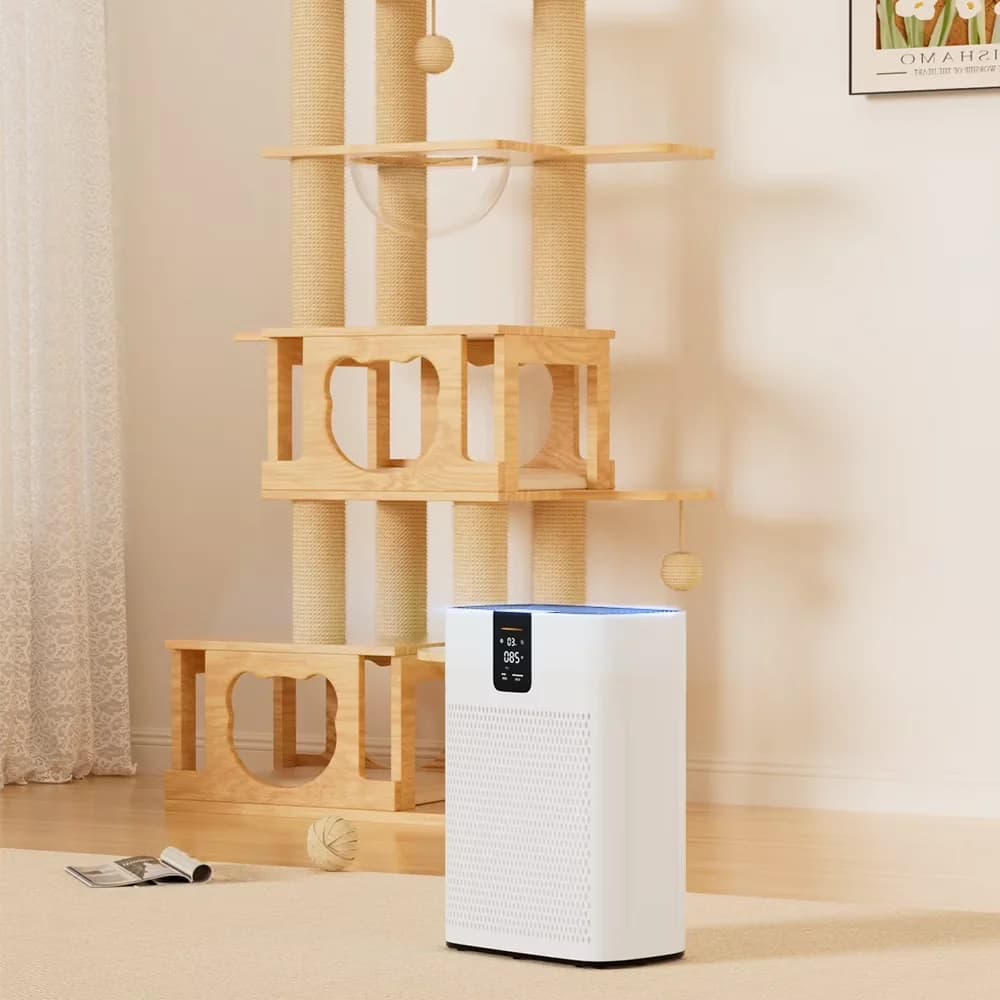 Durable Air Purifier with Automatic Shut-Off, Smart Technology Capable - White for Large Model 1C951D