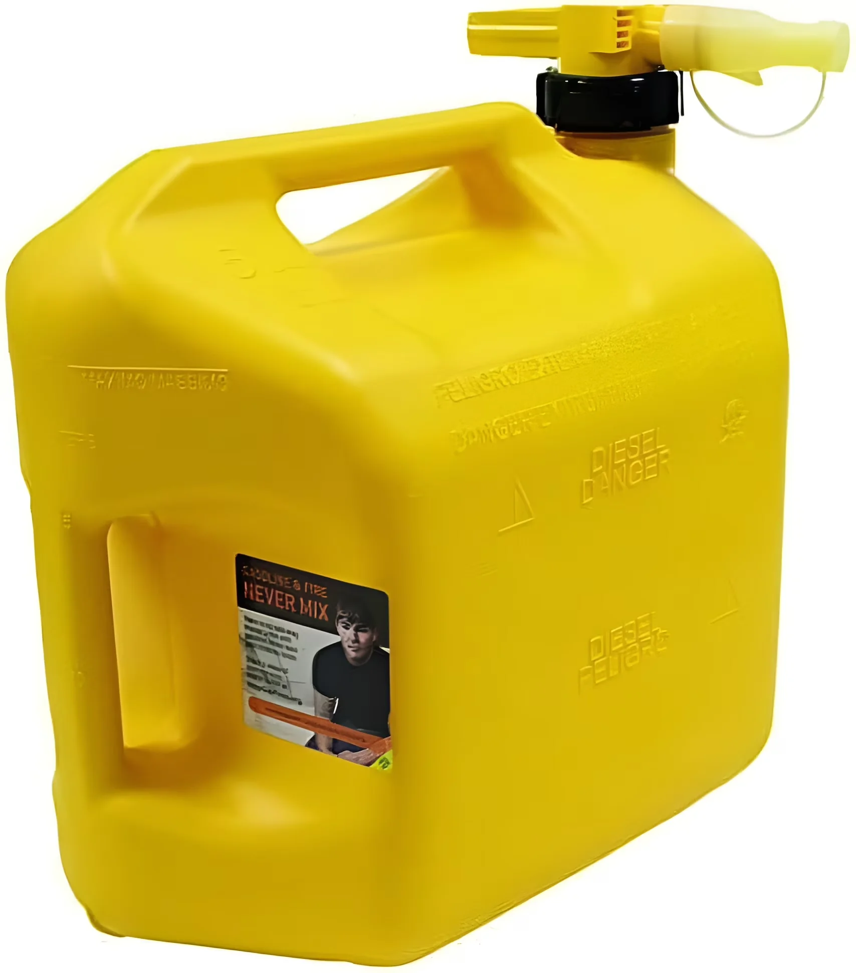 Replacement Parts Accessory Essential with 1457 Diesel Fuel Can, Yellow - Plastic Yellow Model 3F24B1