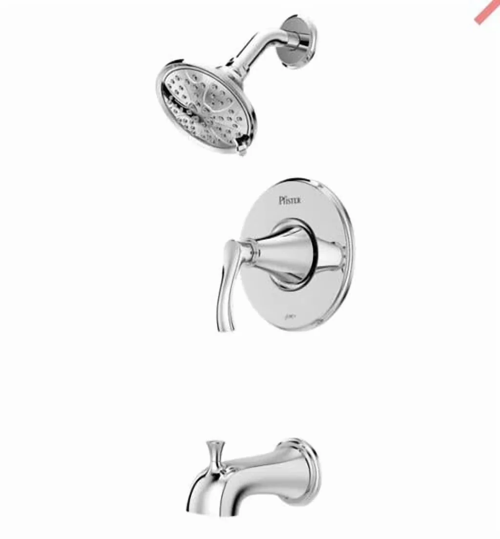 Durable Bathroom Renovation with Showerhead, Spout - Chrome Polished Chrome Model 706DC7
