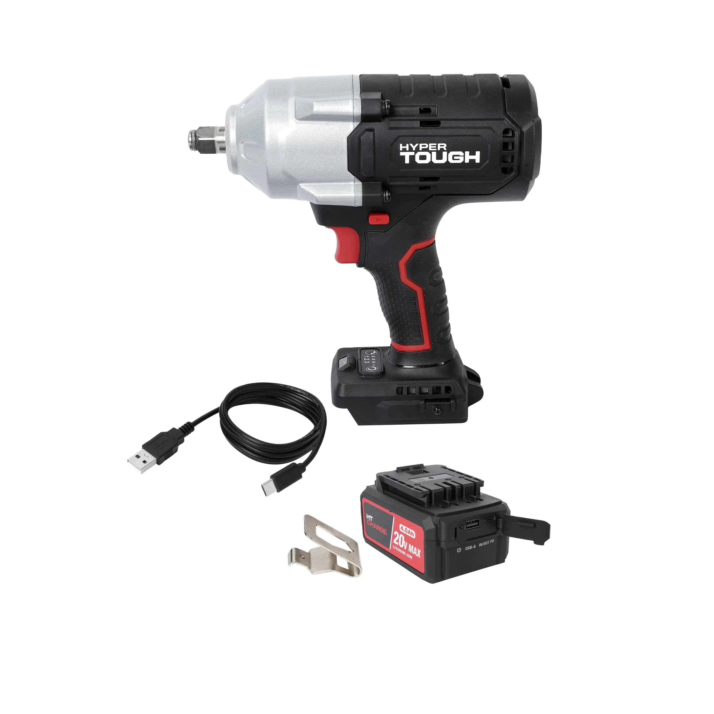 Durable Air Tools Compressor with Battery, 20V, Handheld - Modern Design Model 0489E0