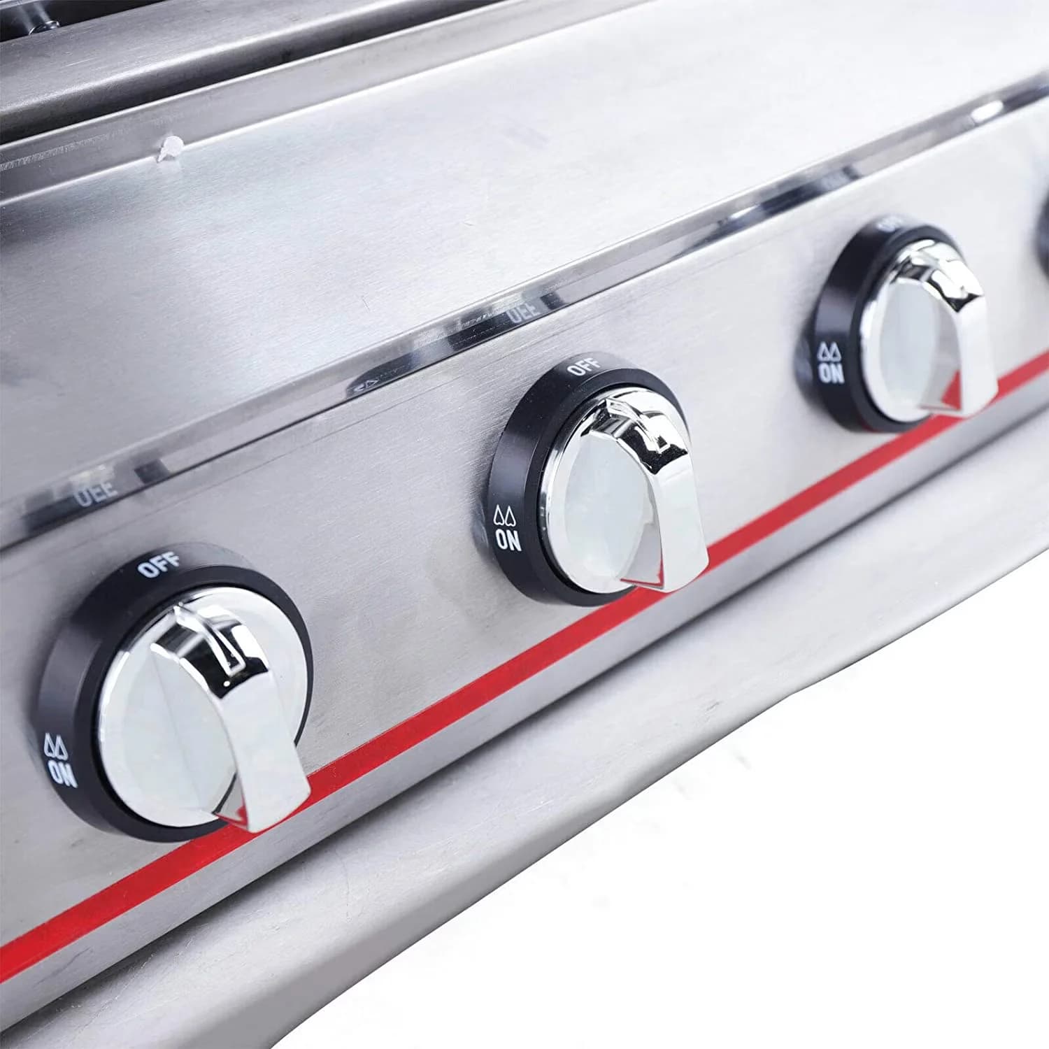 Modern Gas Grill with Portable - Stainless Steel Stainless Steel Burner Model 277E68